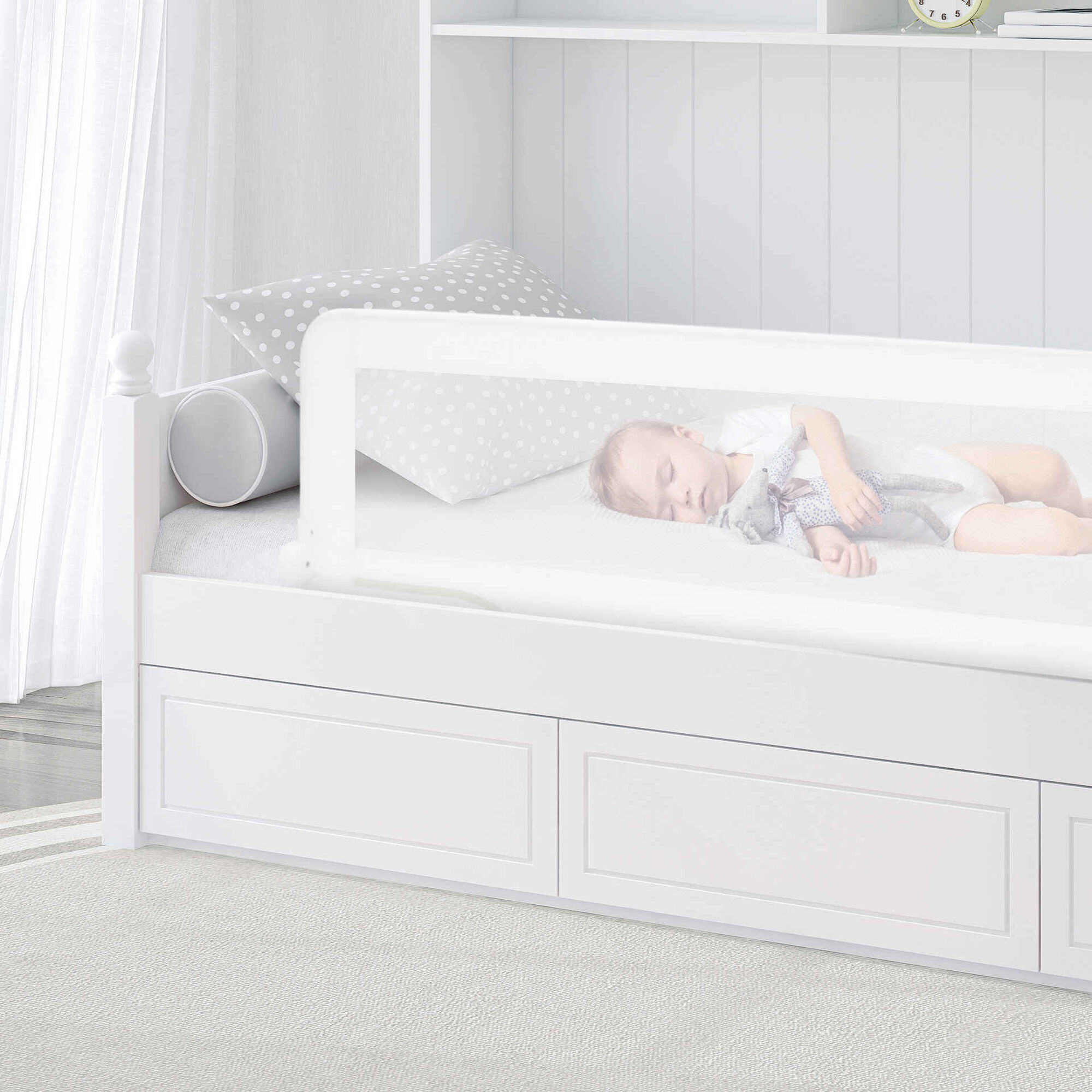Barreira de Segurança para Cama 2 em 1 150cm