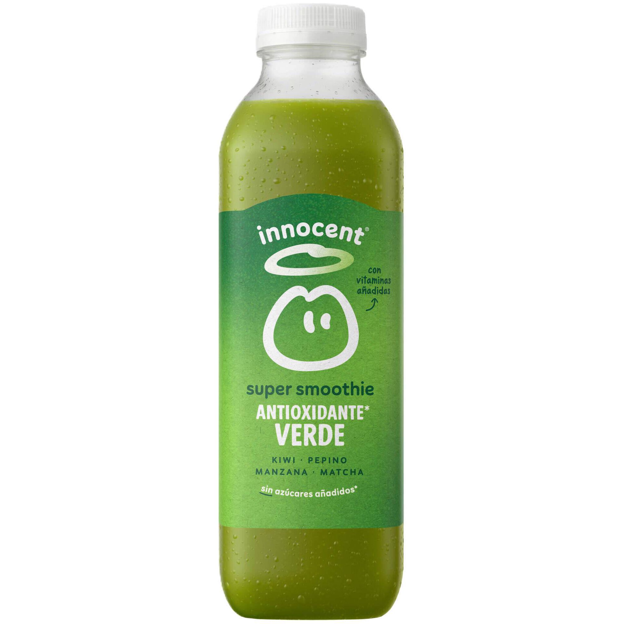 Smoothie Kiwi, Pepino, Ma&ccedil;&atilde;, Matcha e Sementes de Linha&ccedil;a Innocent