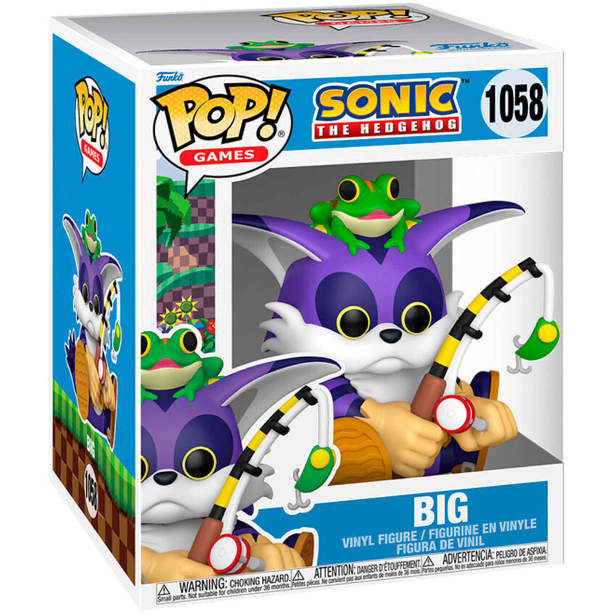 Figura Sonic - Big the Cat with Froggy (Super)