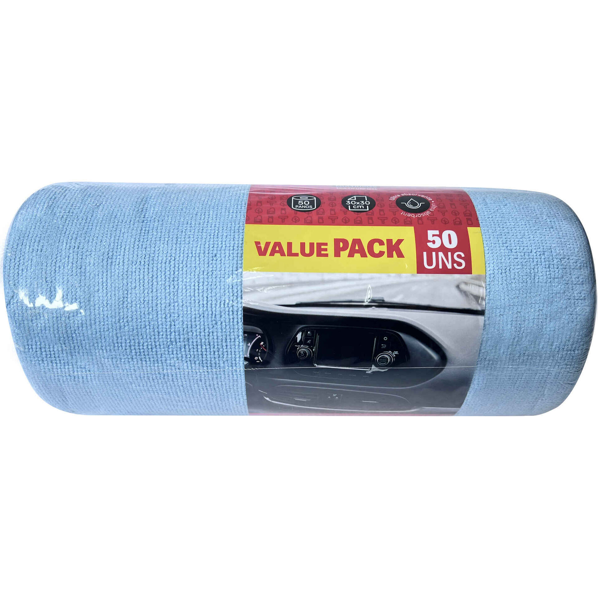 Rolo de 50 Panos Microfibra Boost