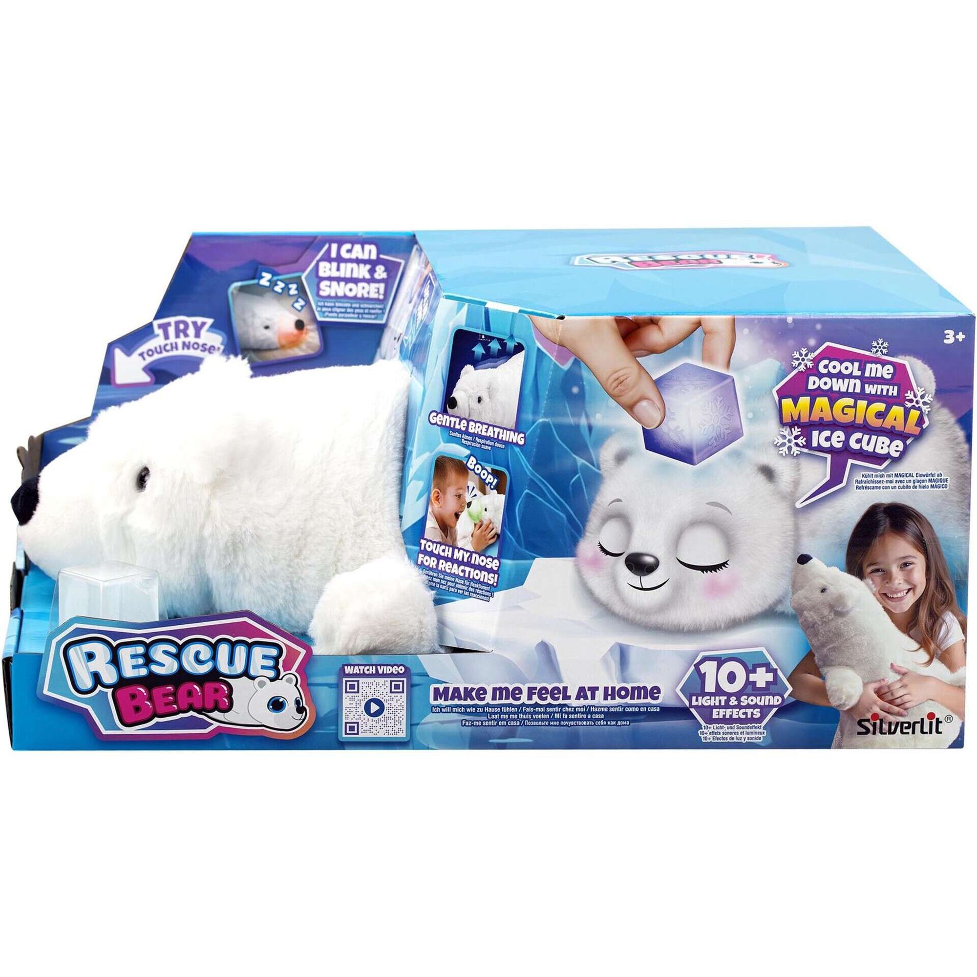 Peluche Rescue Bear Urso Polar Interativo