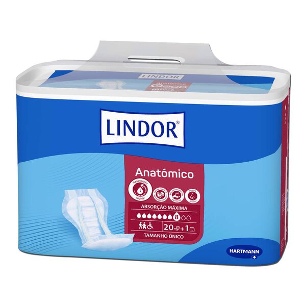 Pensos Incontinência Anatómico Maxi Lindor