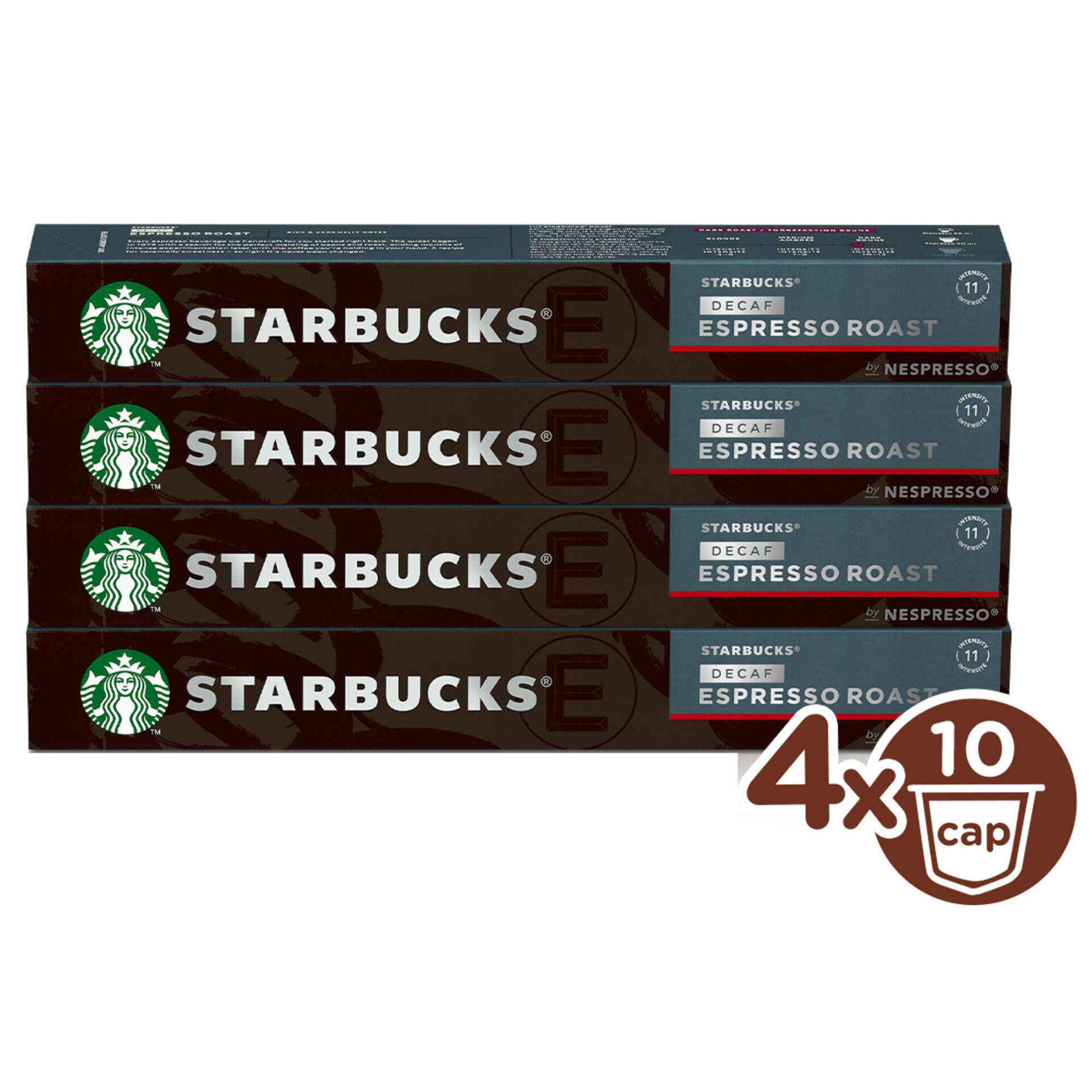 Cápsulas de Café Decaf Espresso Roast Int 11 Pack Cápsulas de Café Decaf Espresso Roast Int 11 Pack