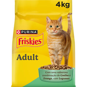 Ra&ccedil;&atilde;o para Gato Adulto Coelho, Frango e Legumes Purina Friskies