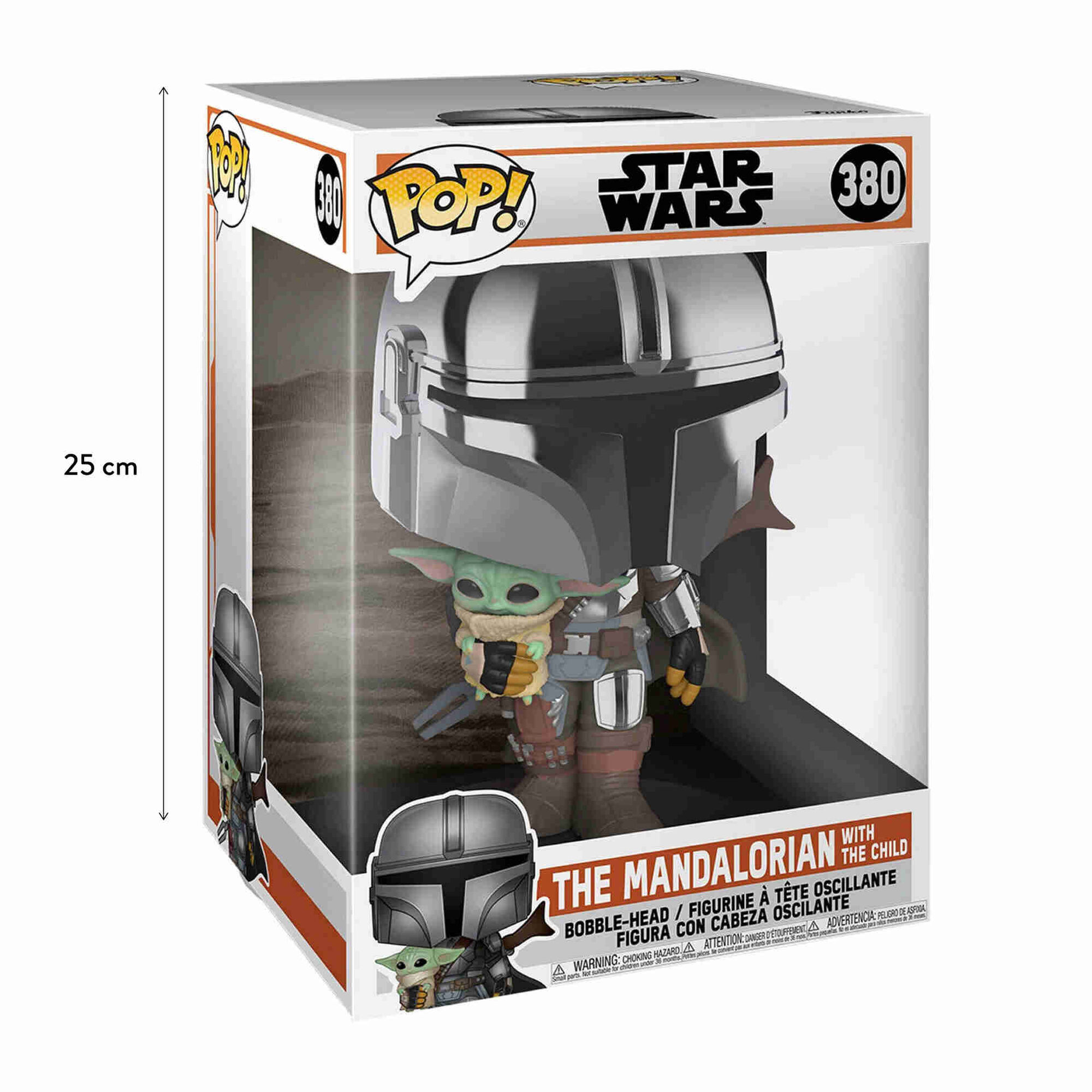 Funko - Figura Star Wars - The Mandalorian com The Child Tamanho Grande