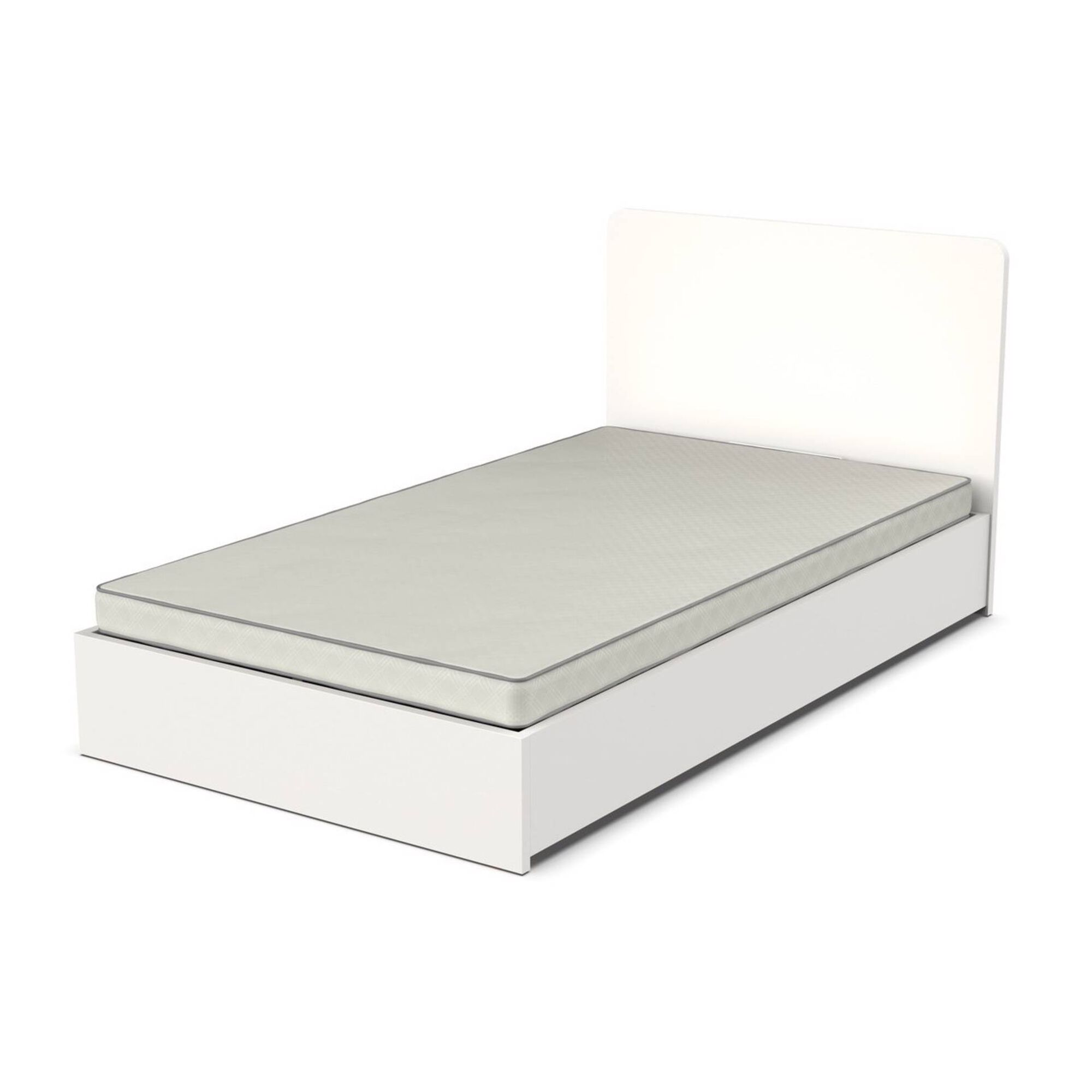 Conjunto Colchão Espuma e Cama com Arrumação Solteiro Play