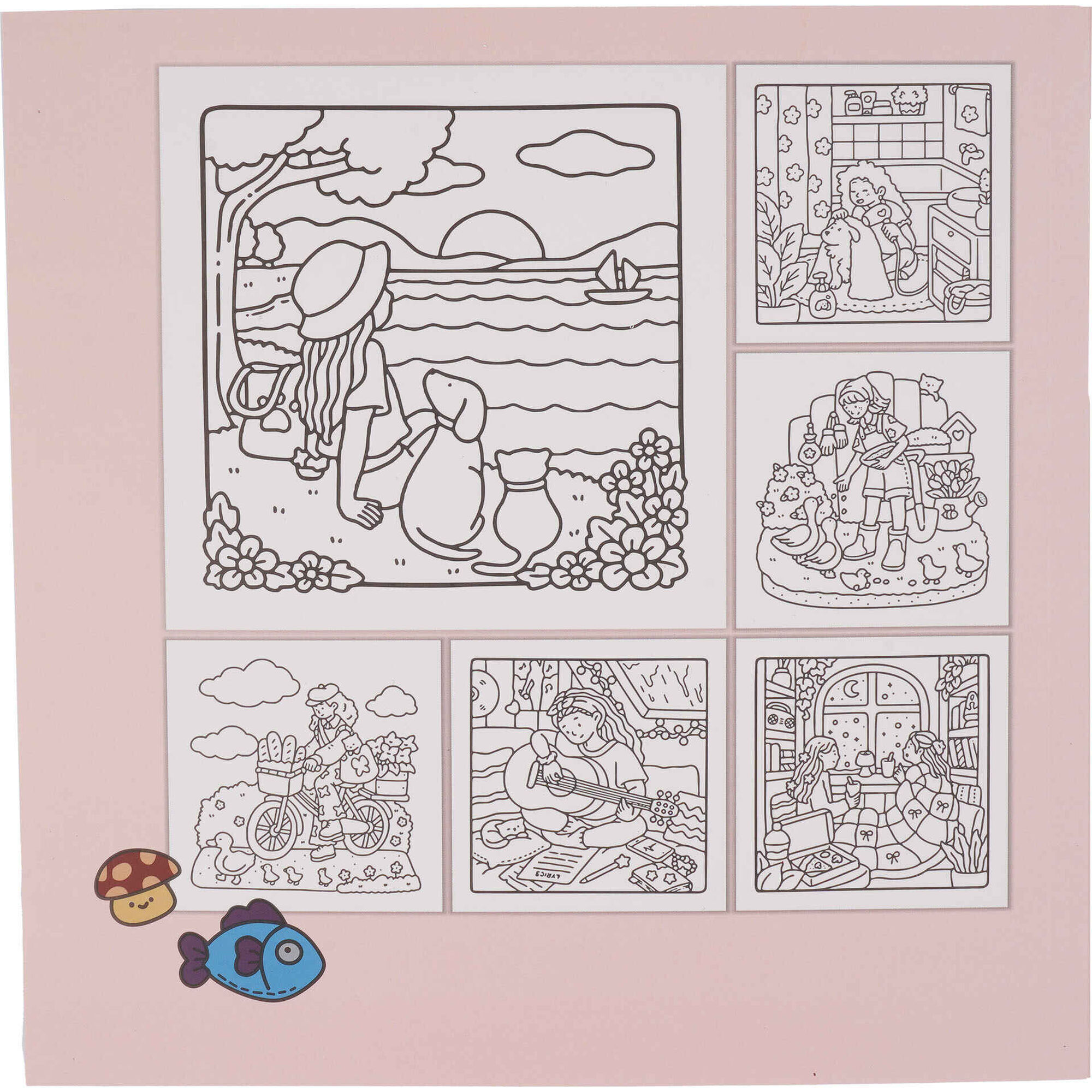 Livro para Colorir 48 P&aacute;ginas Bazar&atilde;o