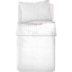 Conjunto Lençóis 160x270cm Algodão Branco Acetinado Percal