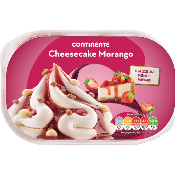 Gelado Cheesecake Continente