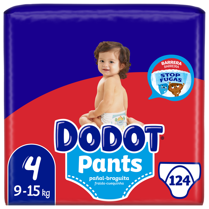 Fraldas Cueca Pants 9-15kg T4 Dodot