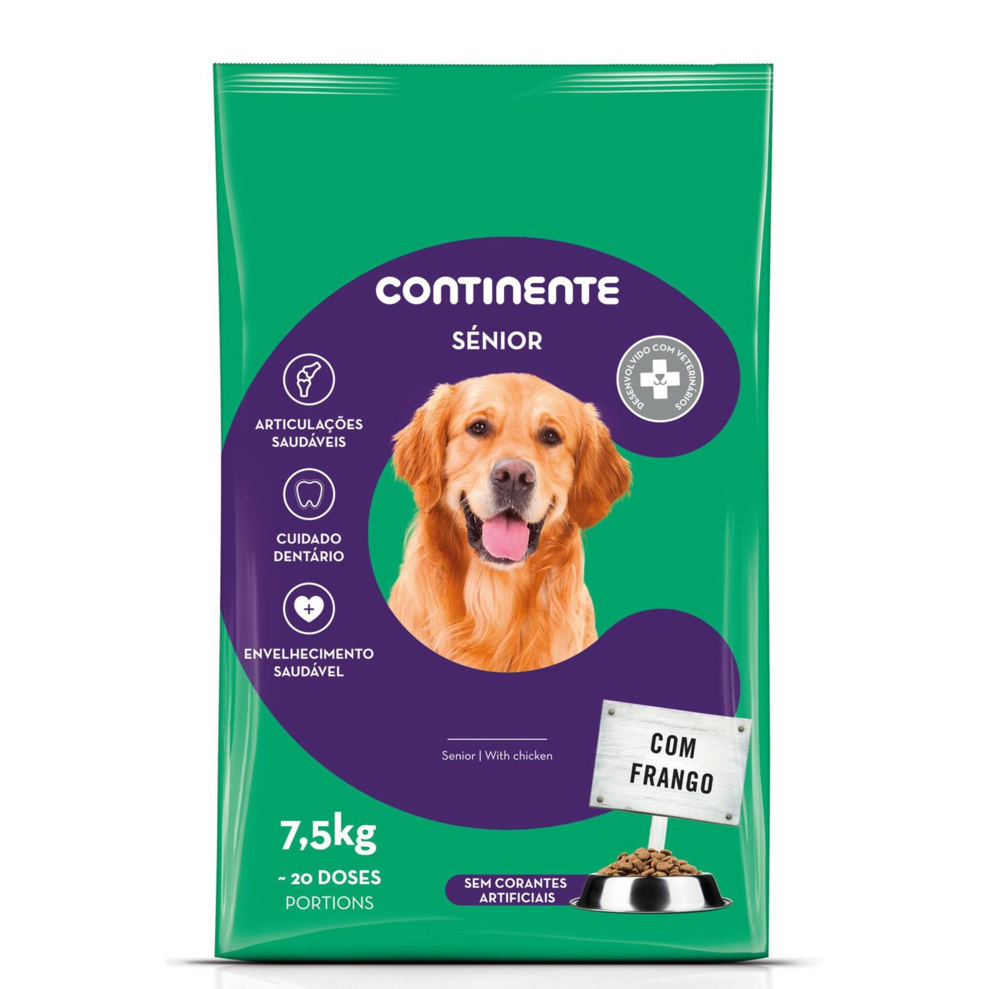 Ração para Cão Sénior Frango Ração para Cão Sénior Frango