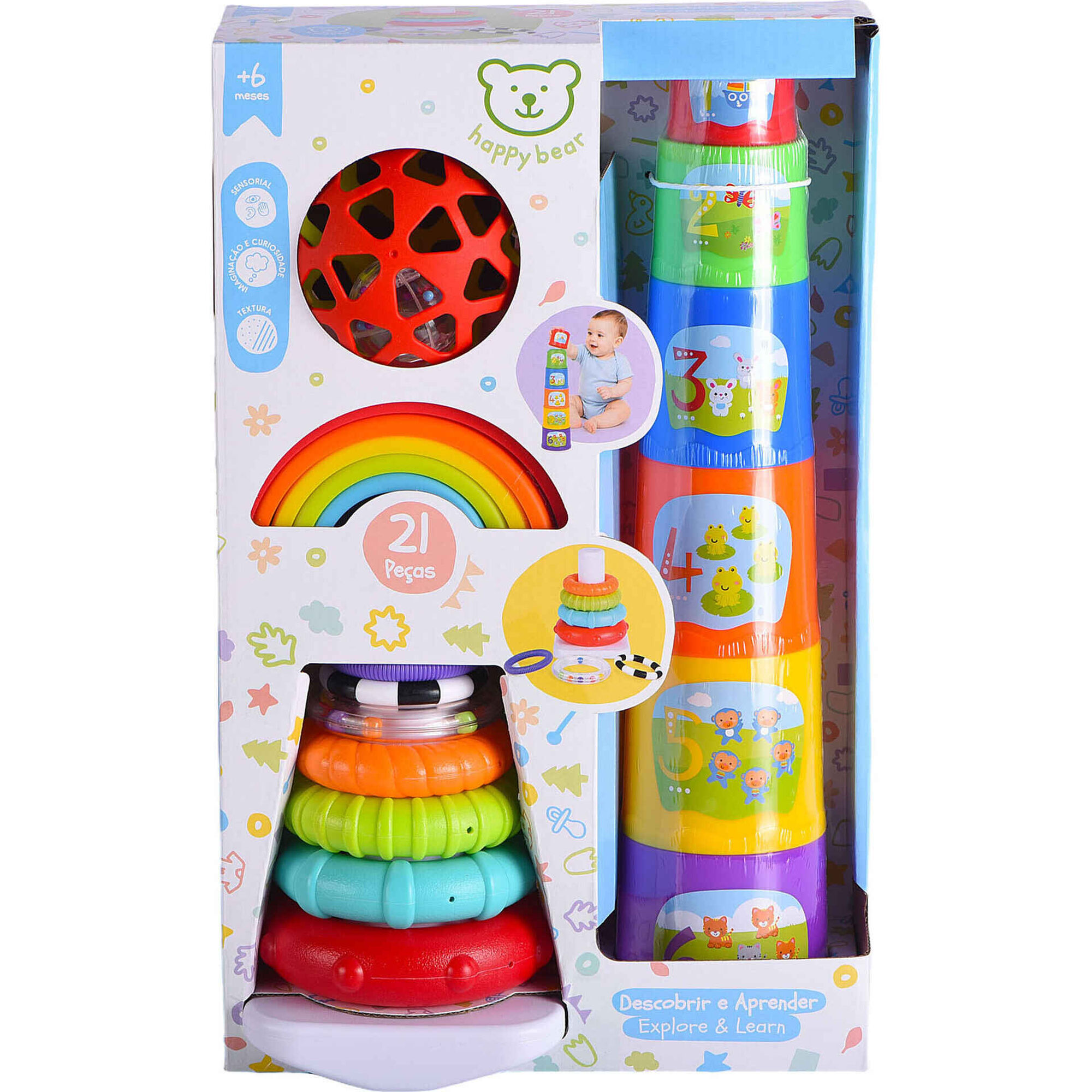 Zoko Happy Bear - Torre Empilhar
