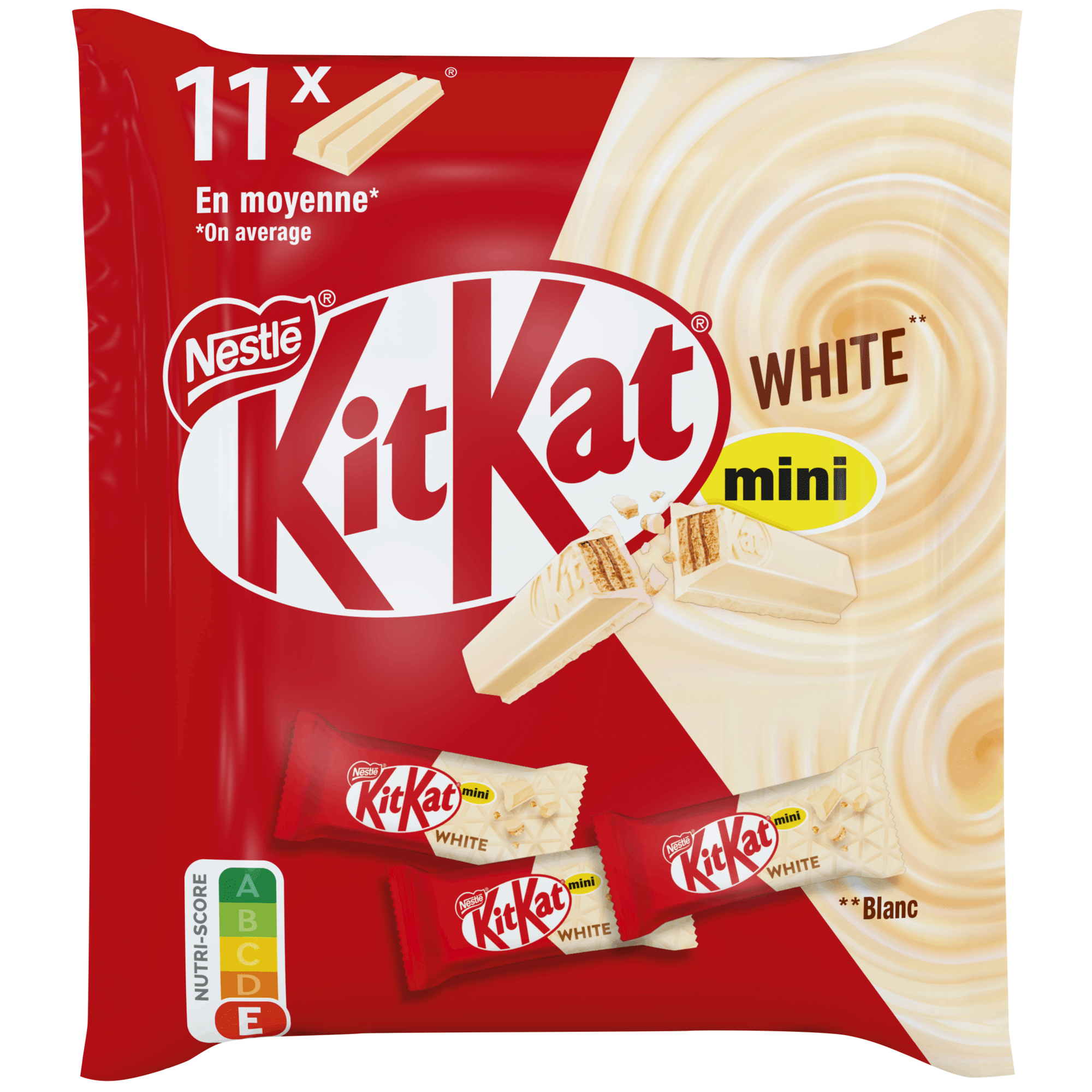 Snack de Chocolate Branco Kit Kat Mini Snack de Chocolate Branco Kit Kat Mini