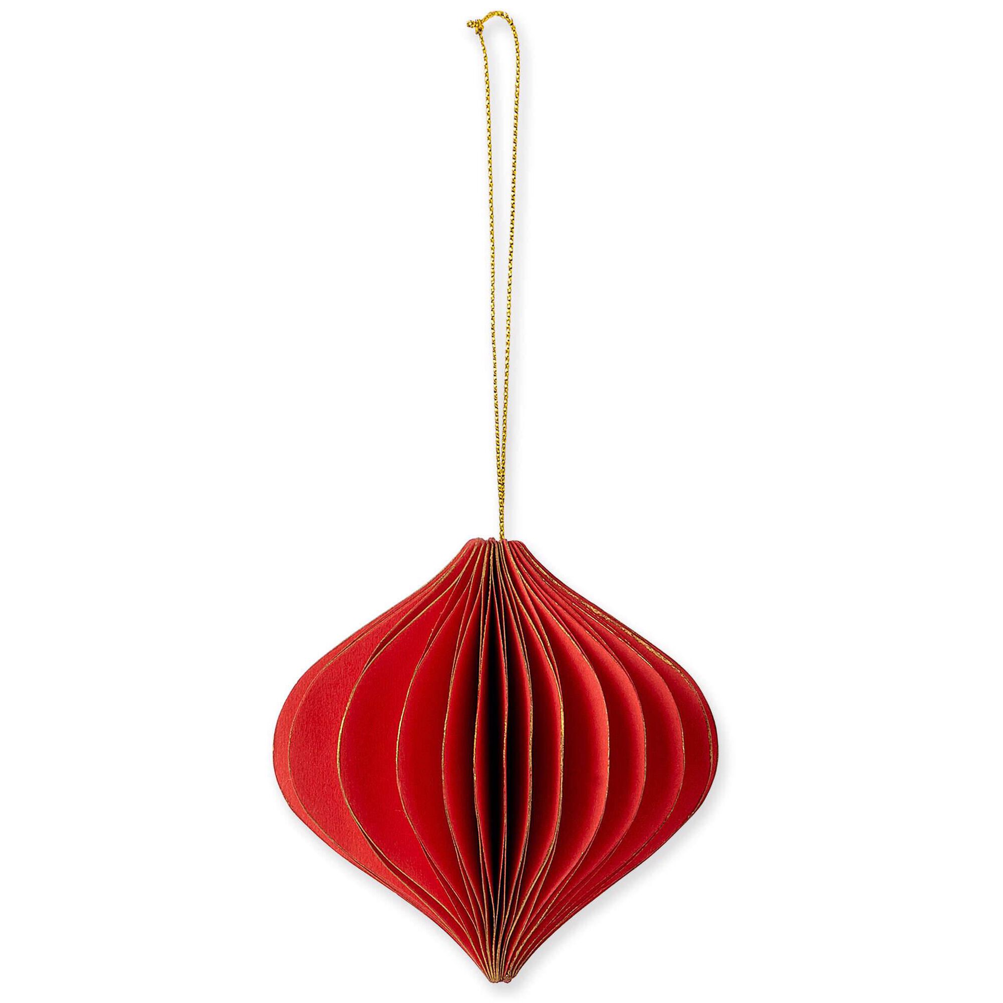 Ornamento Papel Vermelho