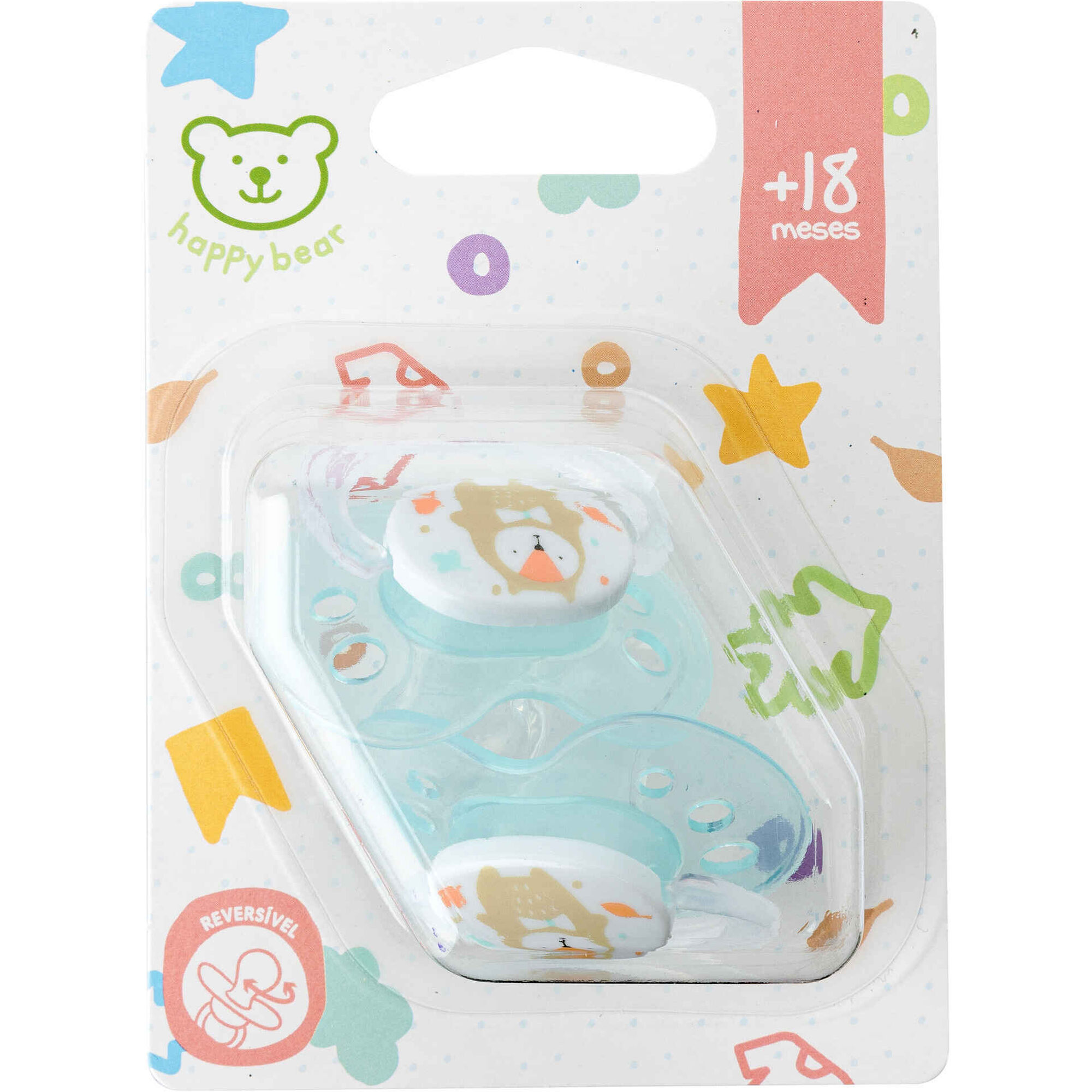 Conjunto 2 Chupetas Silicone Reversível