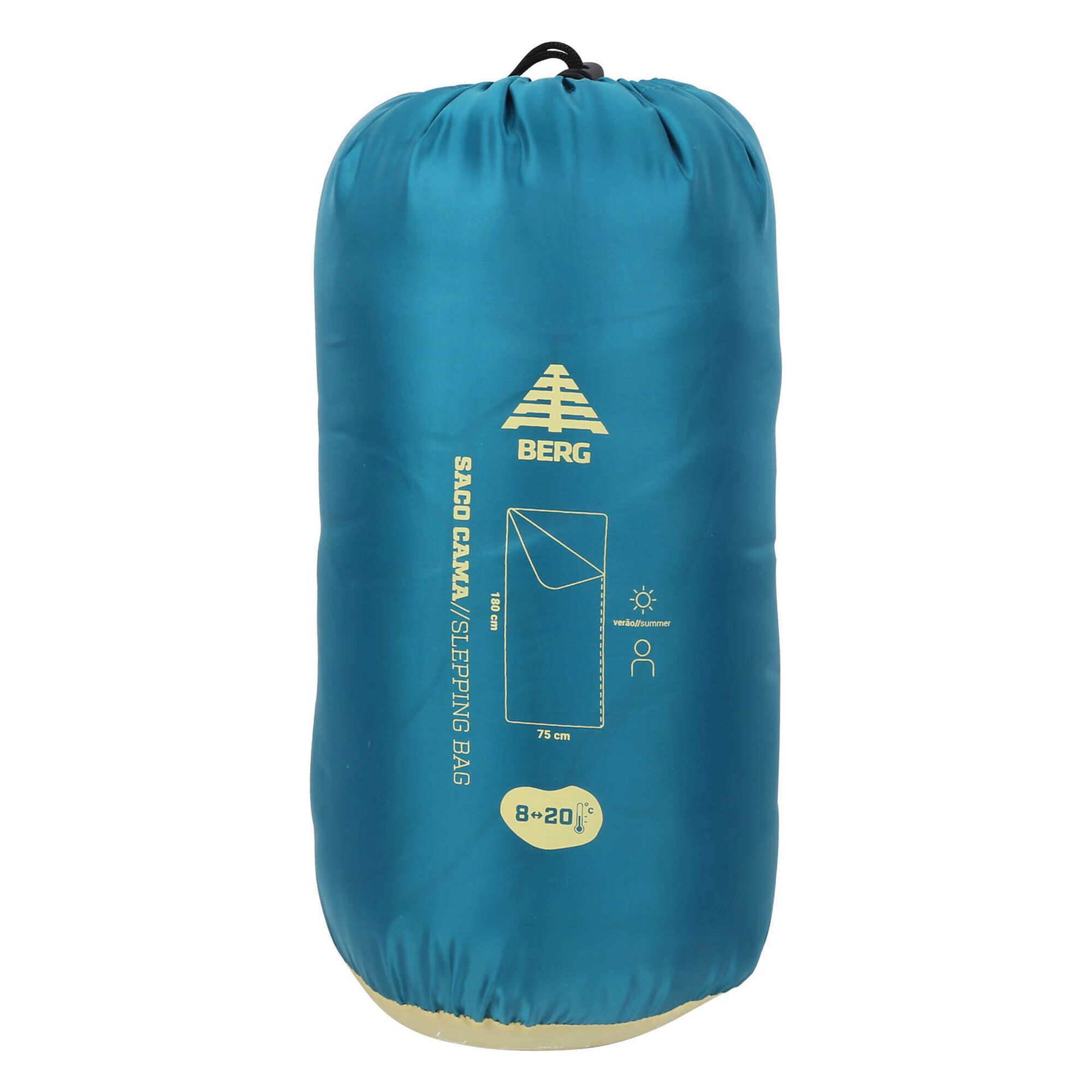 Saco de Cama Azul e Amarelo