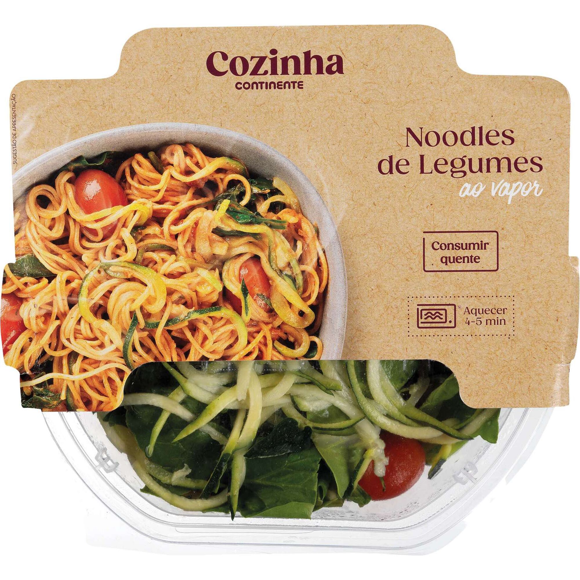 Noodles de Legumes ao Vapor