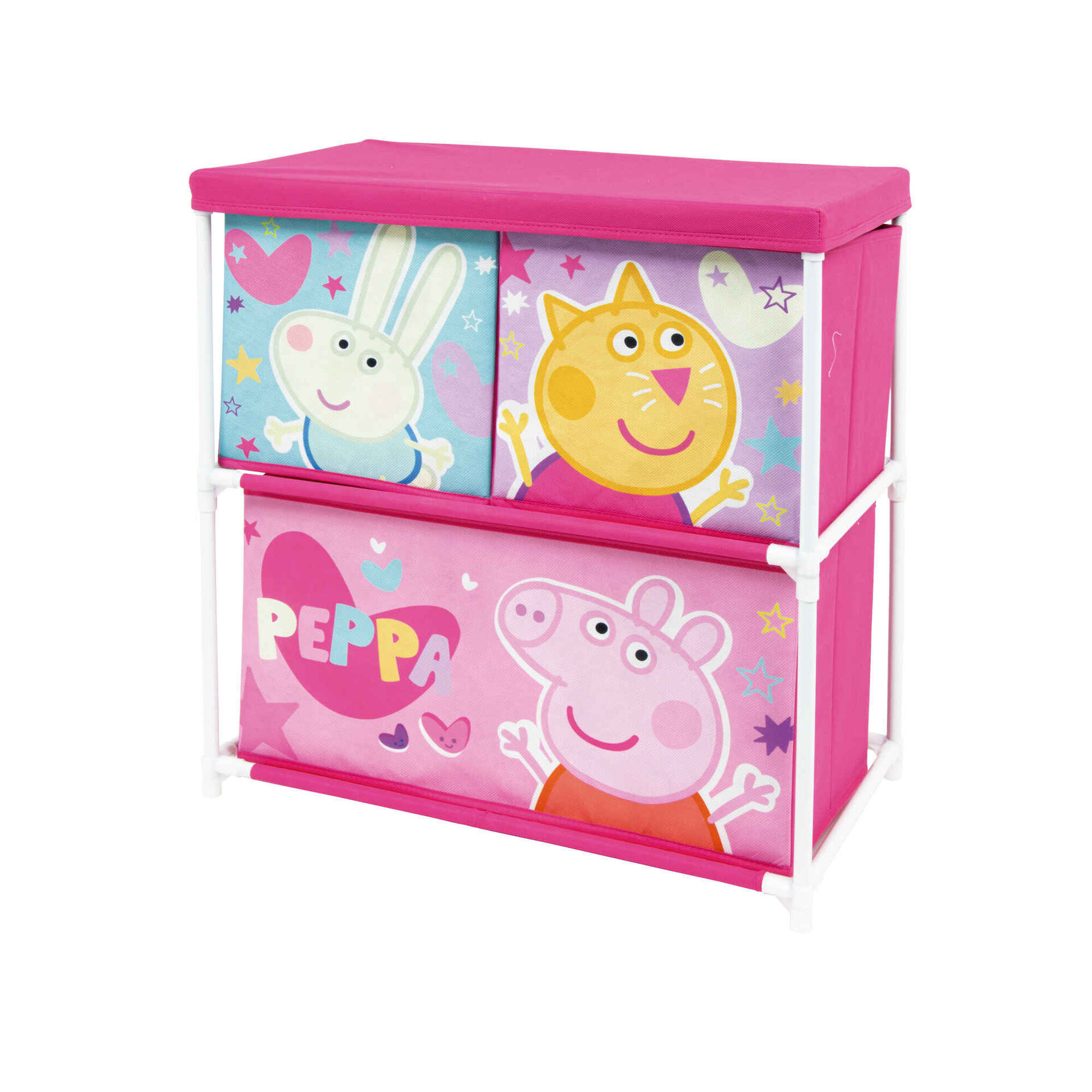 Estante com 3 Gavetas Peppa Pig