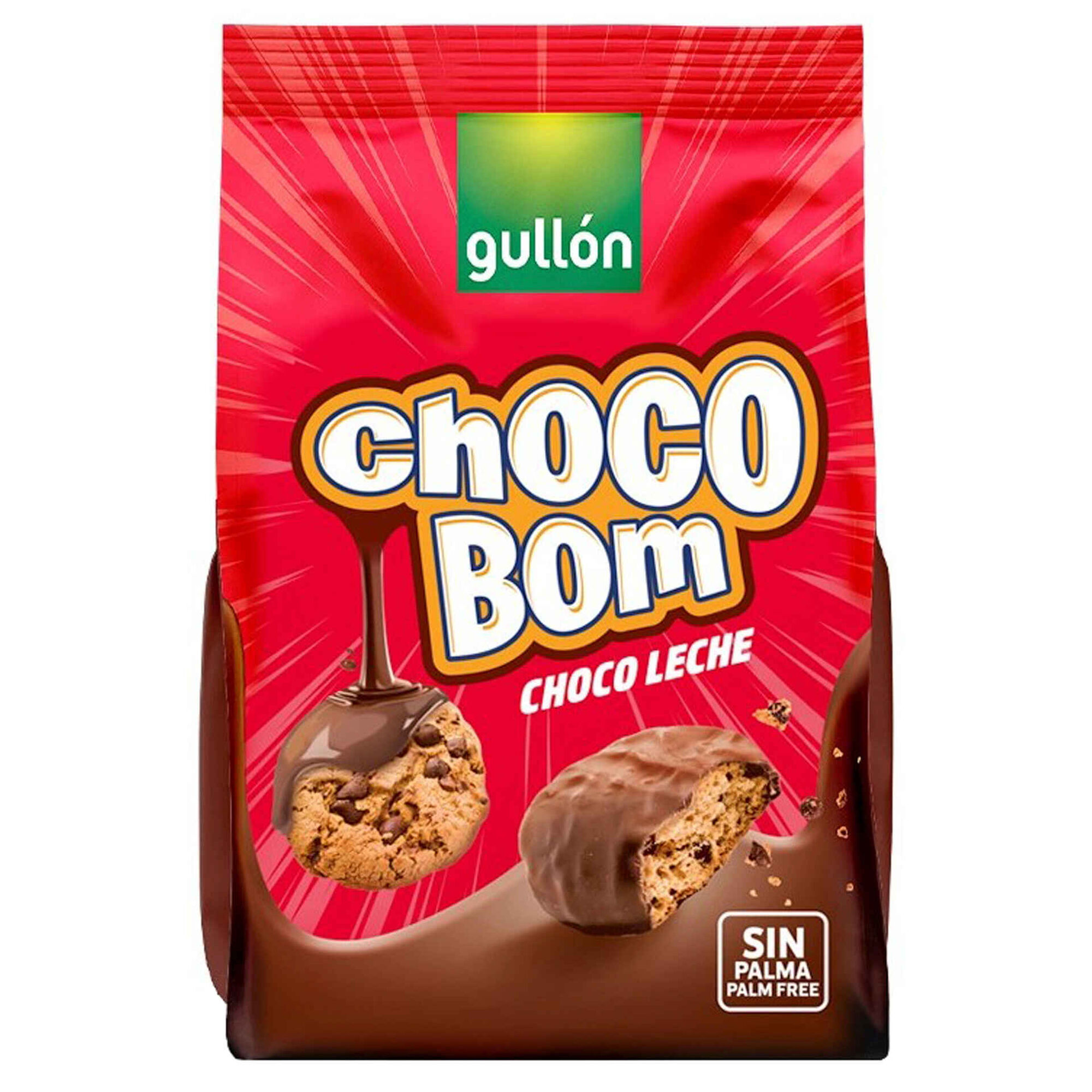 Bolachas Cookies com Cobertura Chocolate de Leite Choco Bom - emb. 200 gr -  Gullón