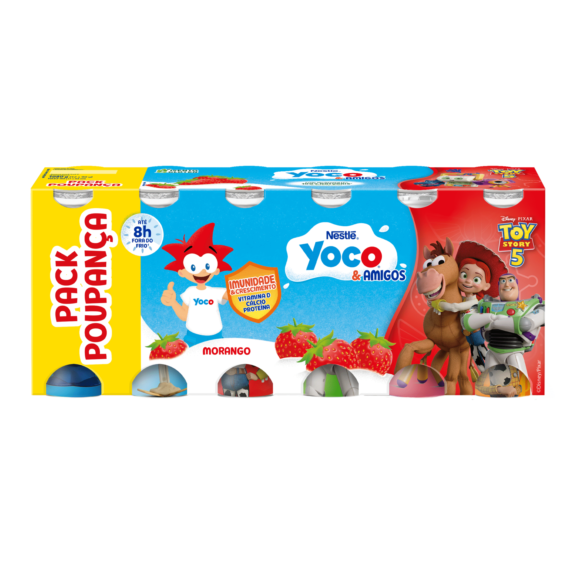 Iogurte L&iacute;quido Morango Infantil Yoco