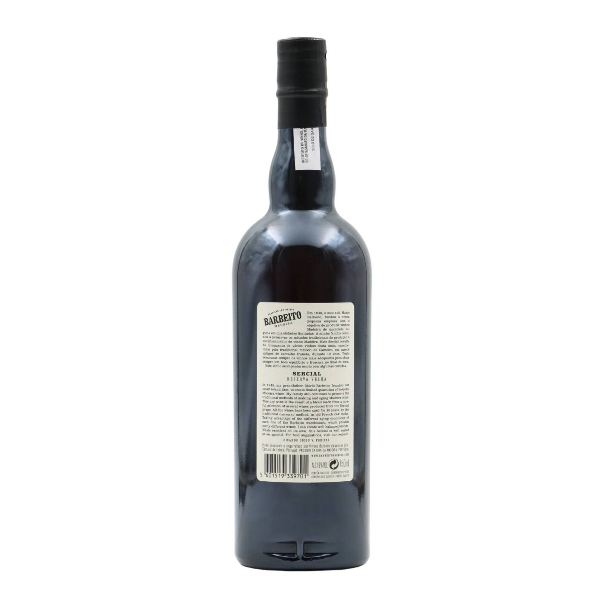 Barbeito Sercial 10 Anos Vinho da Madeira