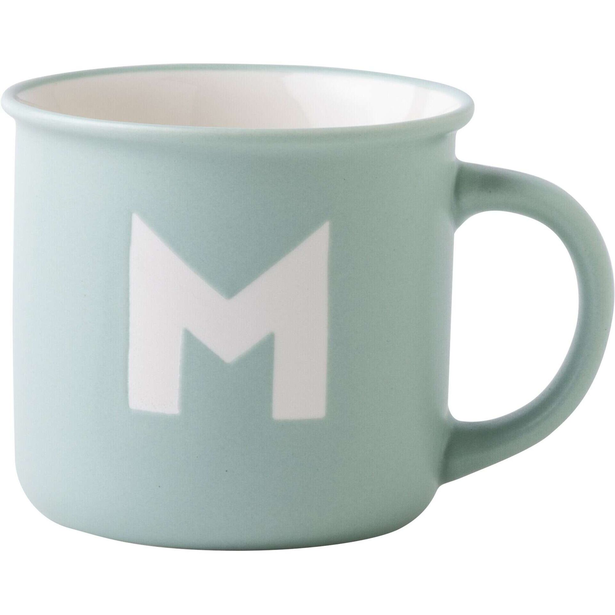 Caneca 360ml Malva Letra M