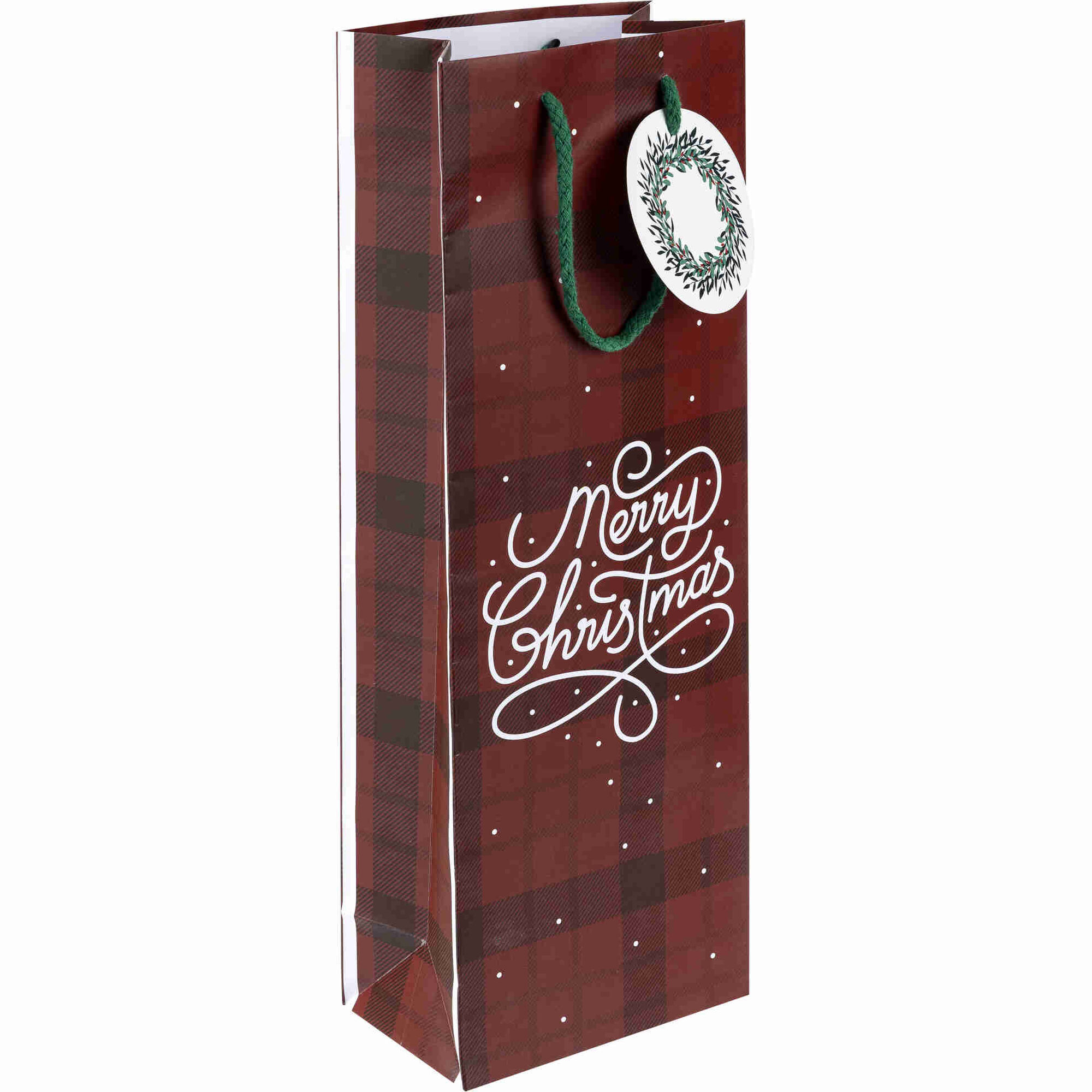 Saco de Natal Rustic Christmas 39x14x9cm (várias cores)