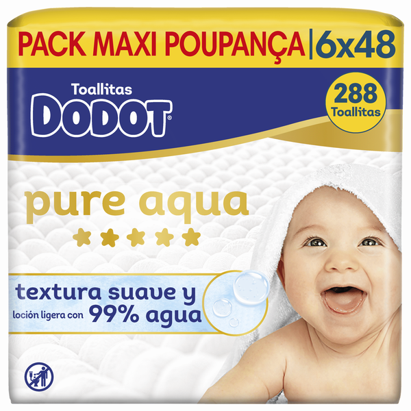 Toalhitas Bebé Pure Aqua Dodot