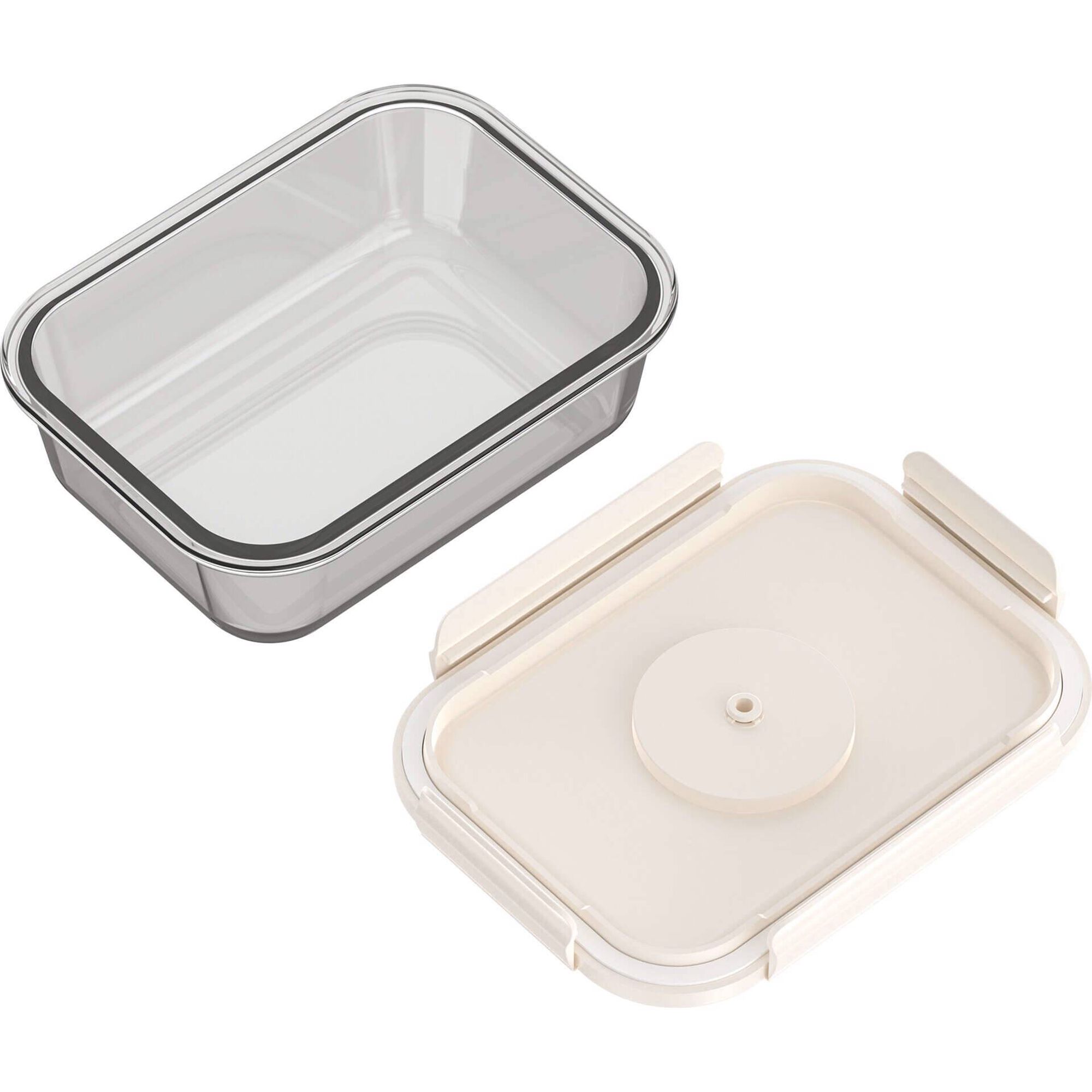 Caixa Vidro 1480ml com Vácuo Caixa Vidro 1480ml com Vácuo