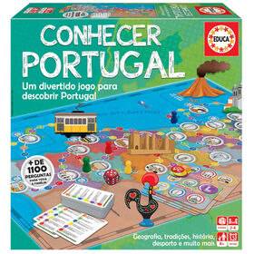 Jogo de Tabuleiro Novo Conhecer Portugal
