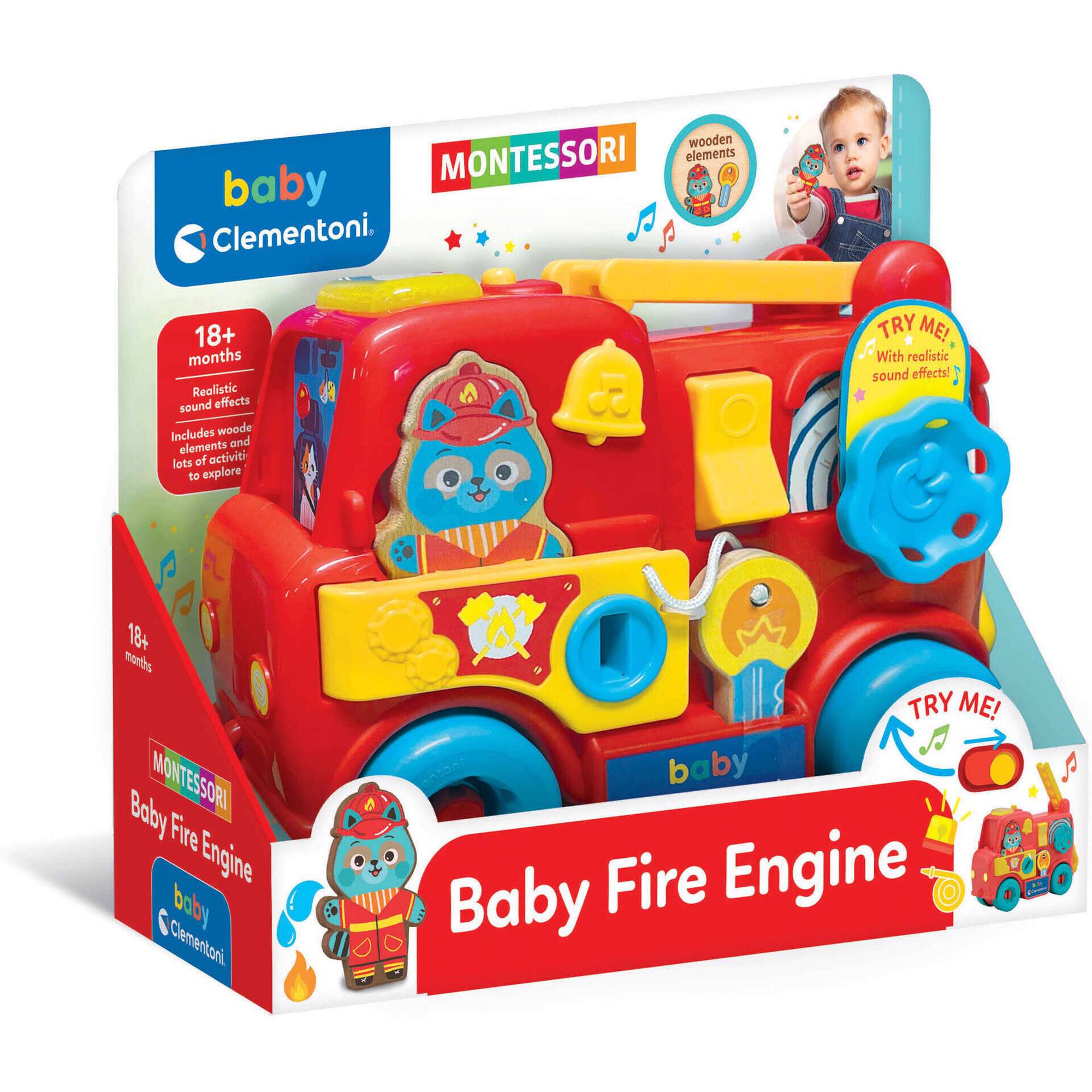 Baby Montessori - Camião de Bombeiros