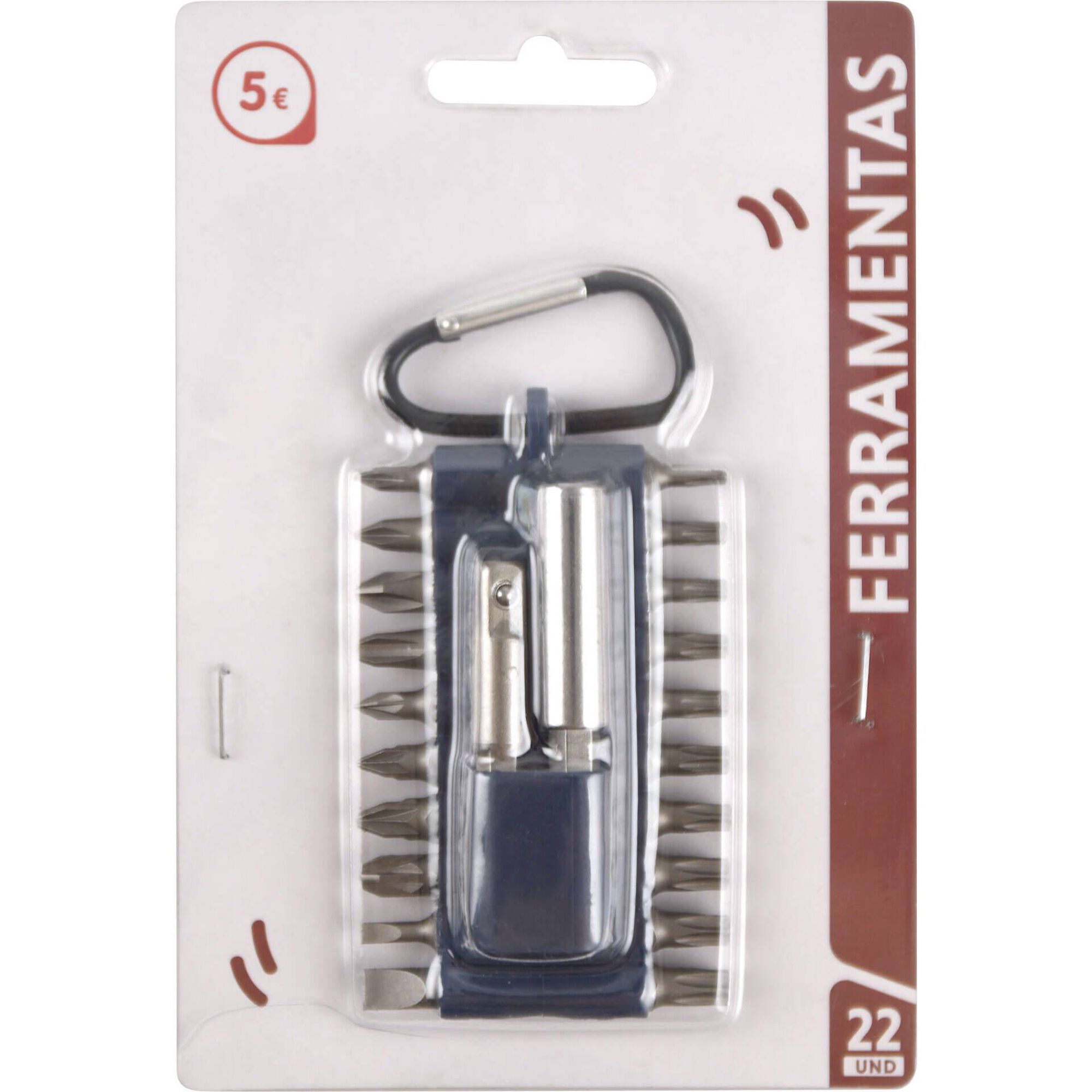 Conjunto de Ferramentas Port&aacute;til 21 Pe&ccedil;as Bazar&atilde;o