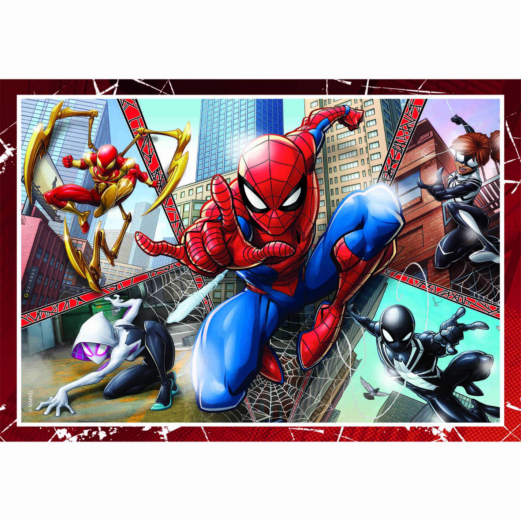 Clementoni - Puzzle 4 em 1 Spider-Man