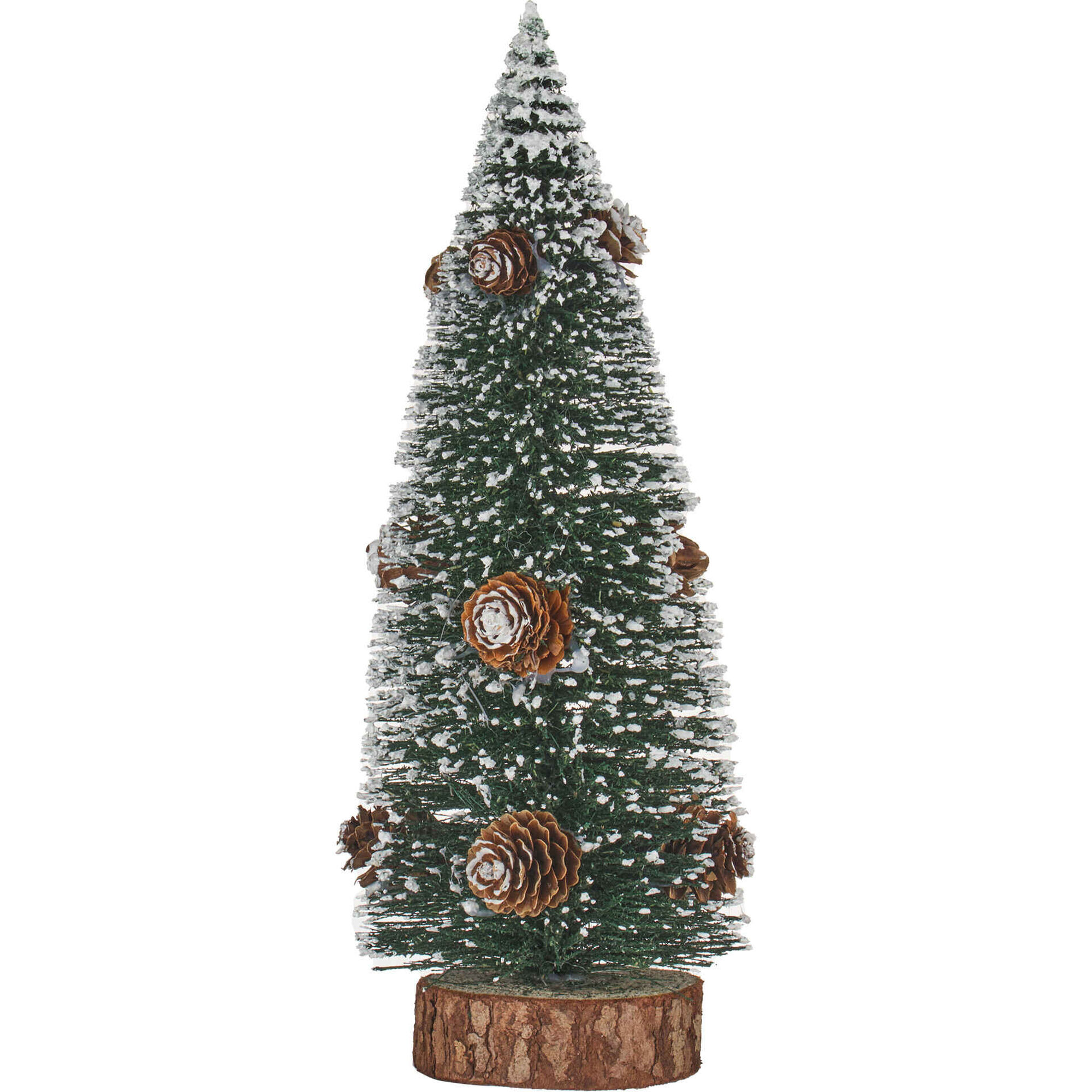 Árvore de Mesa 19cm com Pinhas