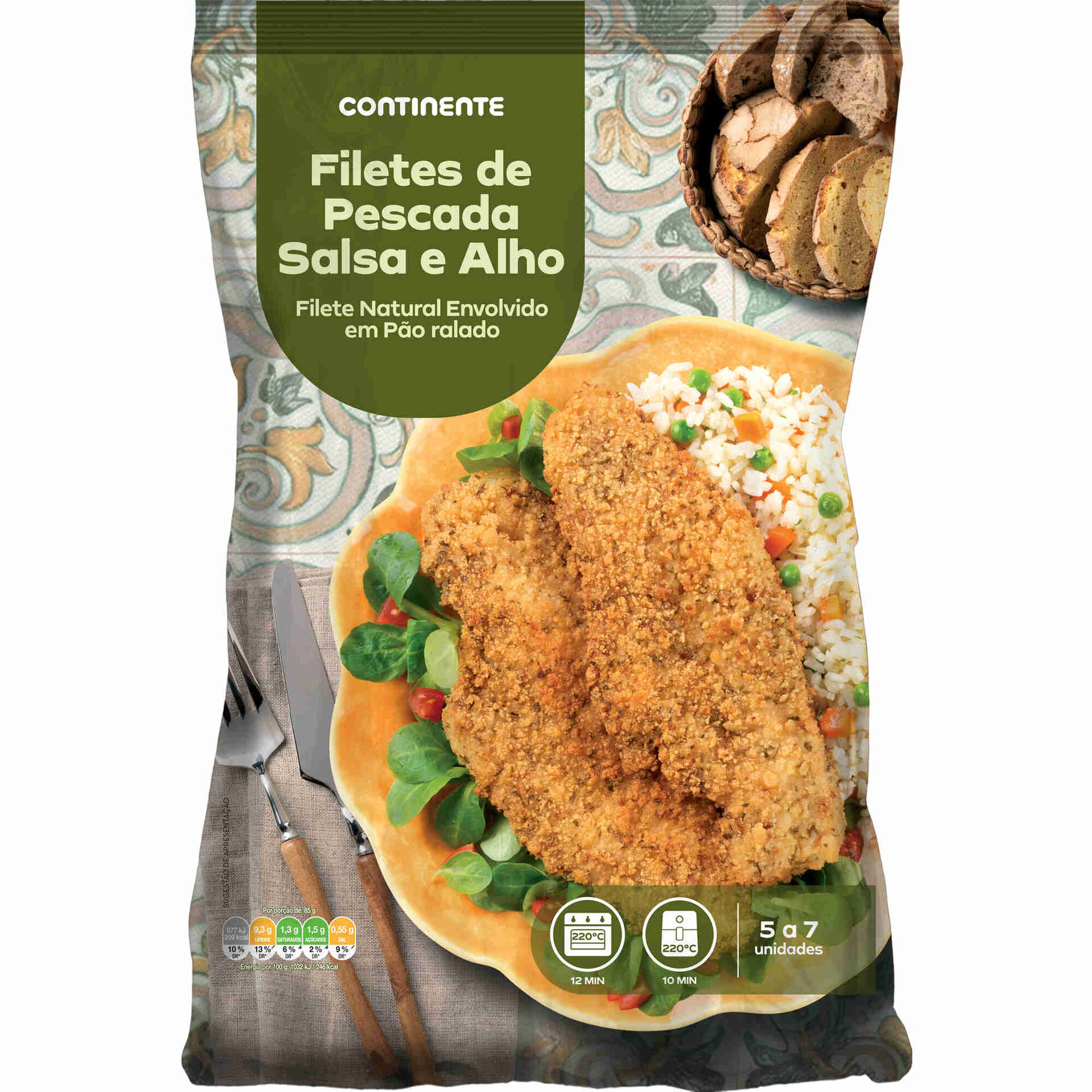 Filetes de Pescada Salsa e Alho Filetes de Pescada Salsa e Alho