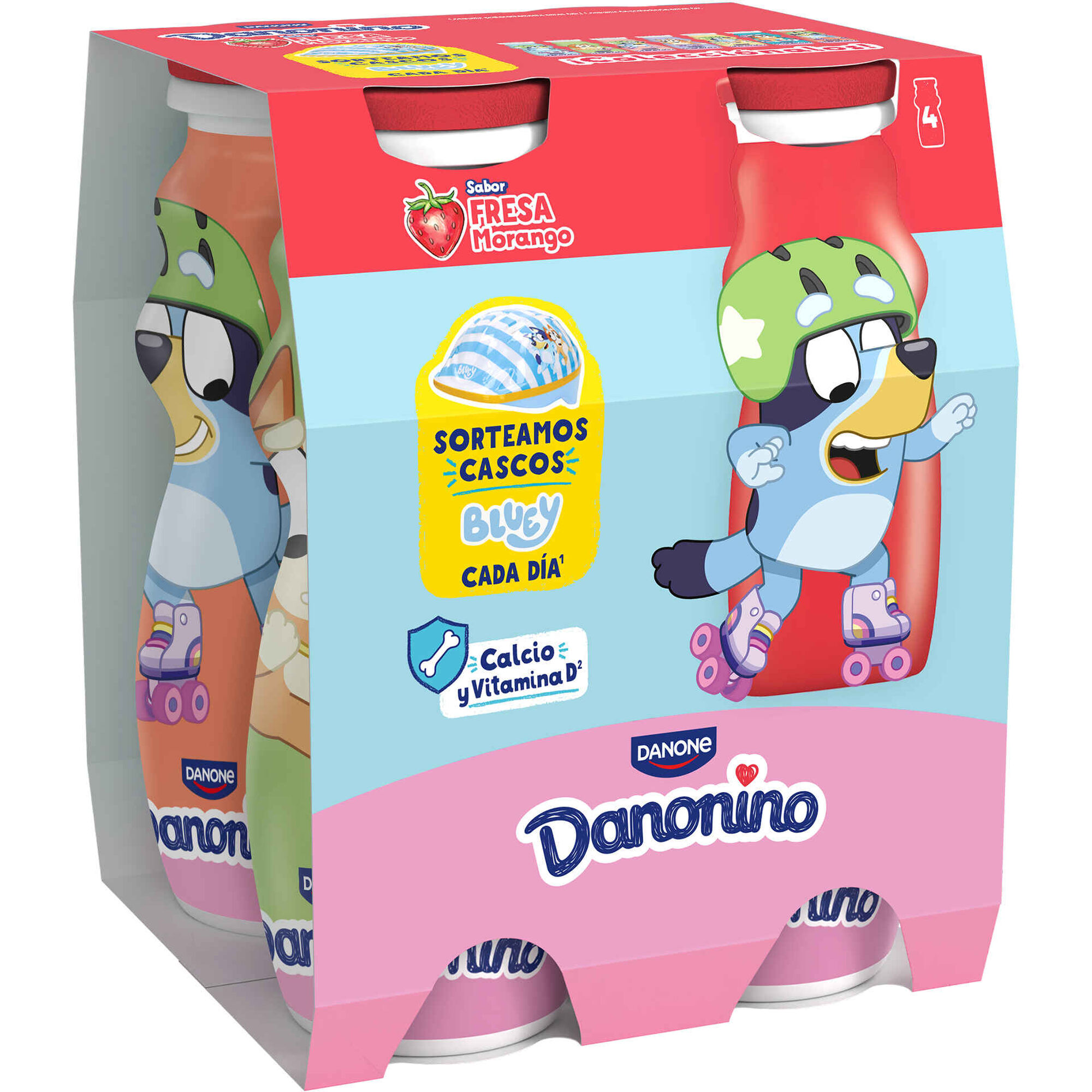 Iogurte L&iacute;quido Morango Infantil Danonino Danone