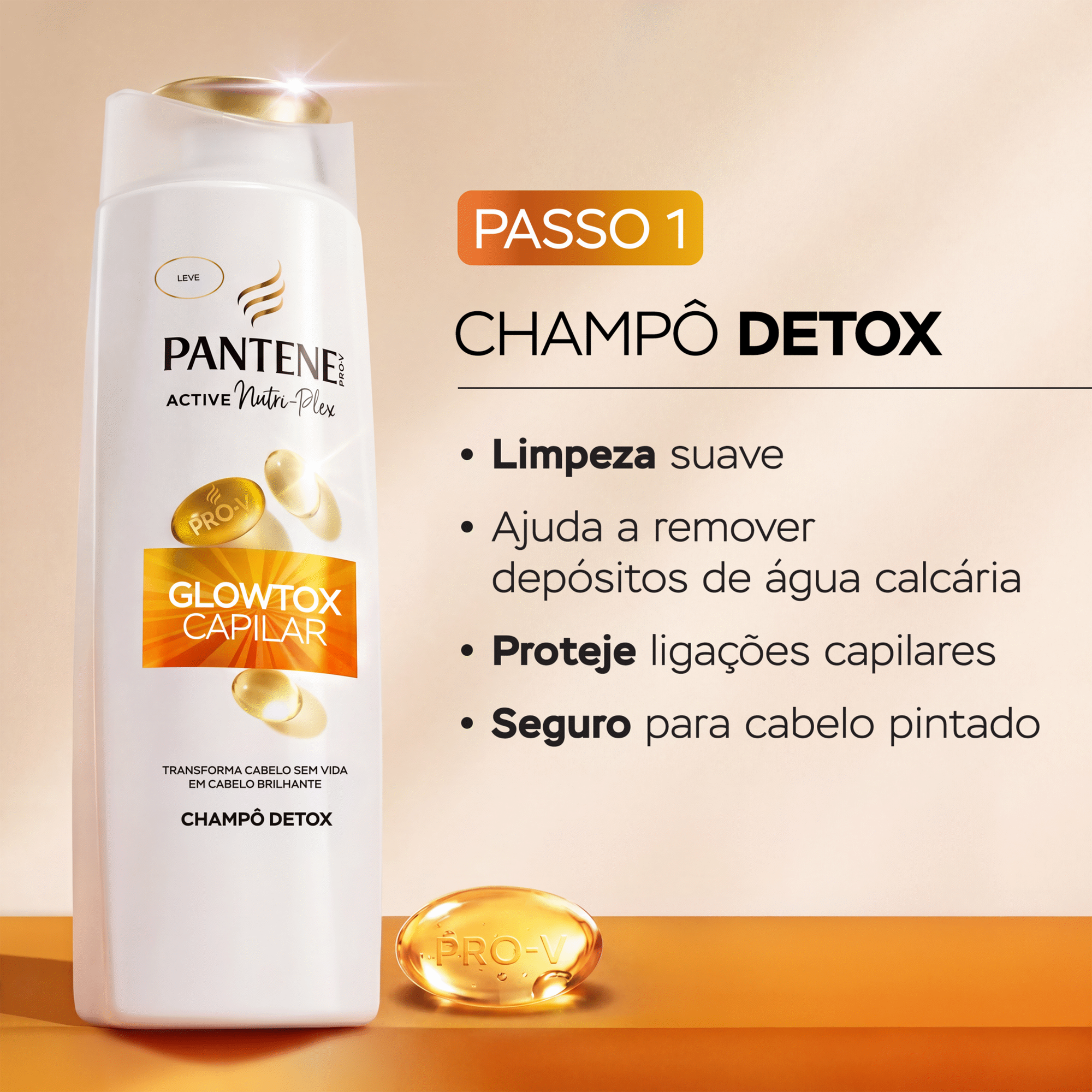 Champ&ocirc; Detox Glowtox Pantene