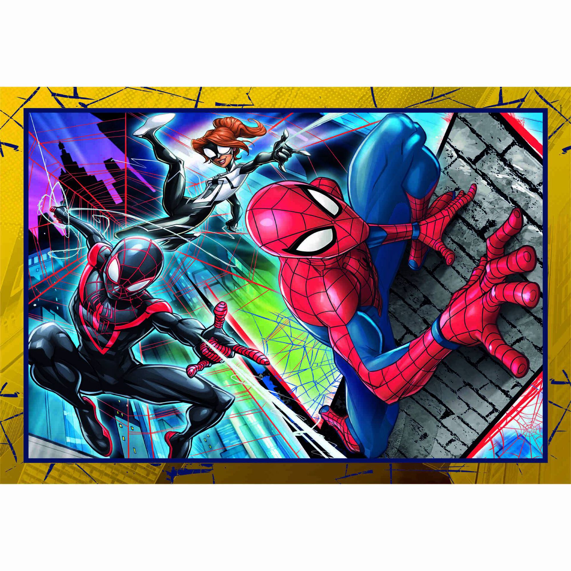 Clementoni - Puzzle 4 em 1 Spider-Man