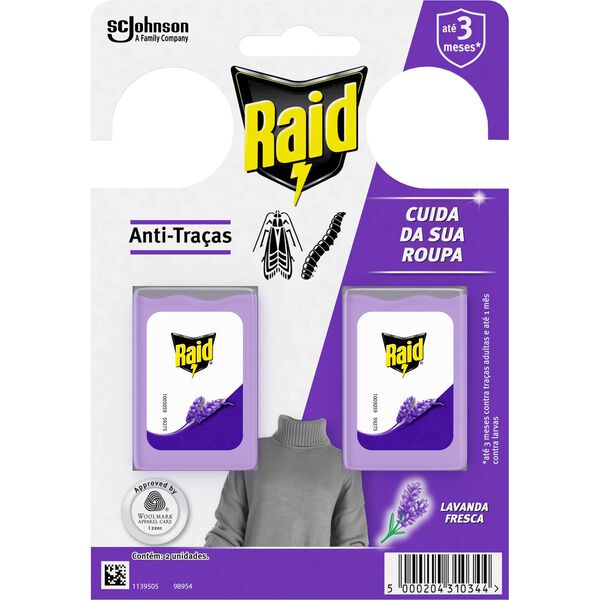 Inseticida Anti-Traça Gel Lavanda Raid