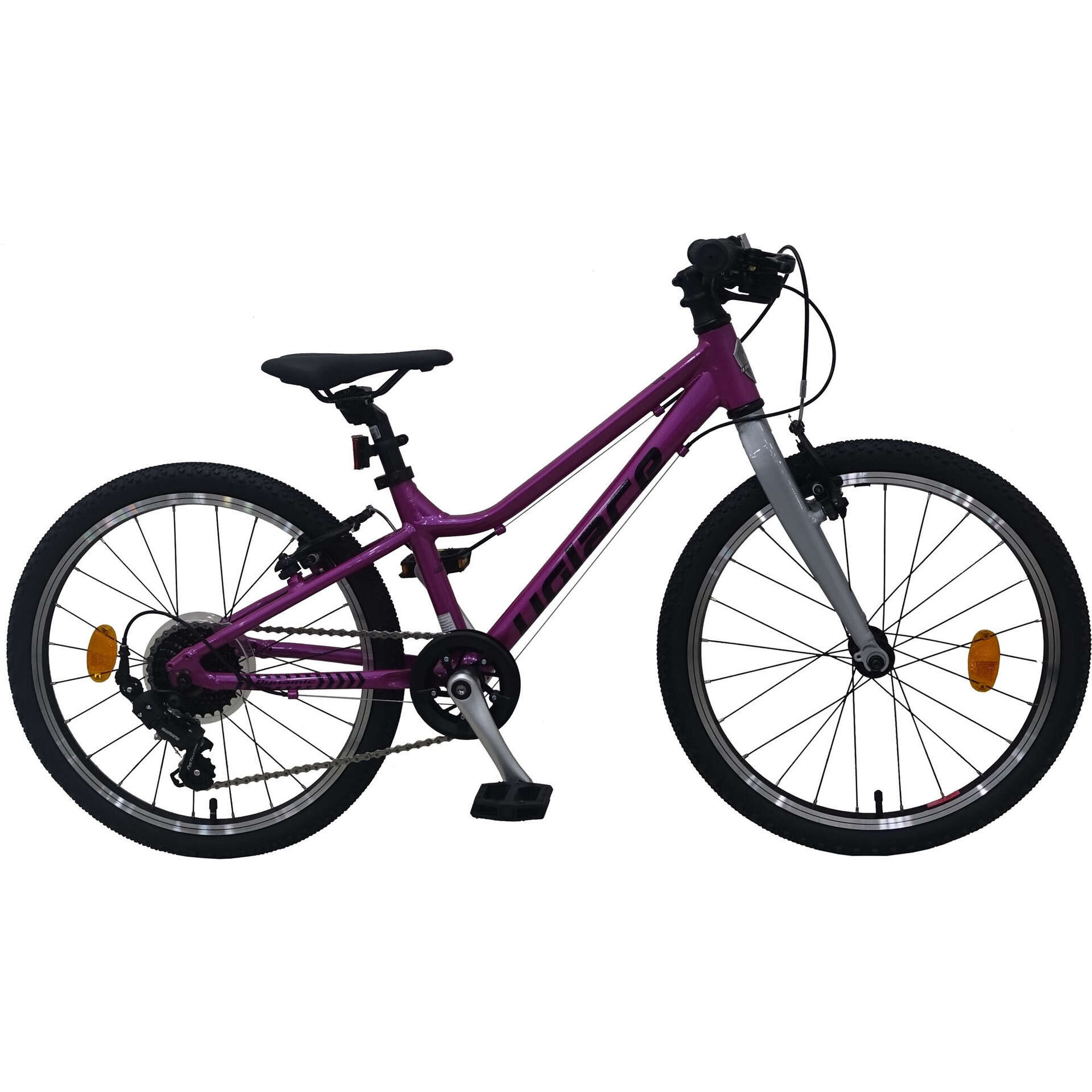 Bicicleta Júnior Roda 20'' 6-8 Anos Dynamic 7V Roxo Bicicleta Júnior Roda 20'' 6-8 Anos Dynamic 7V Roxo