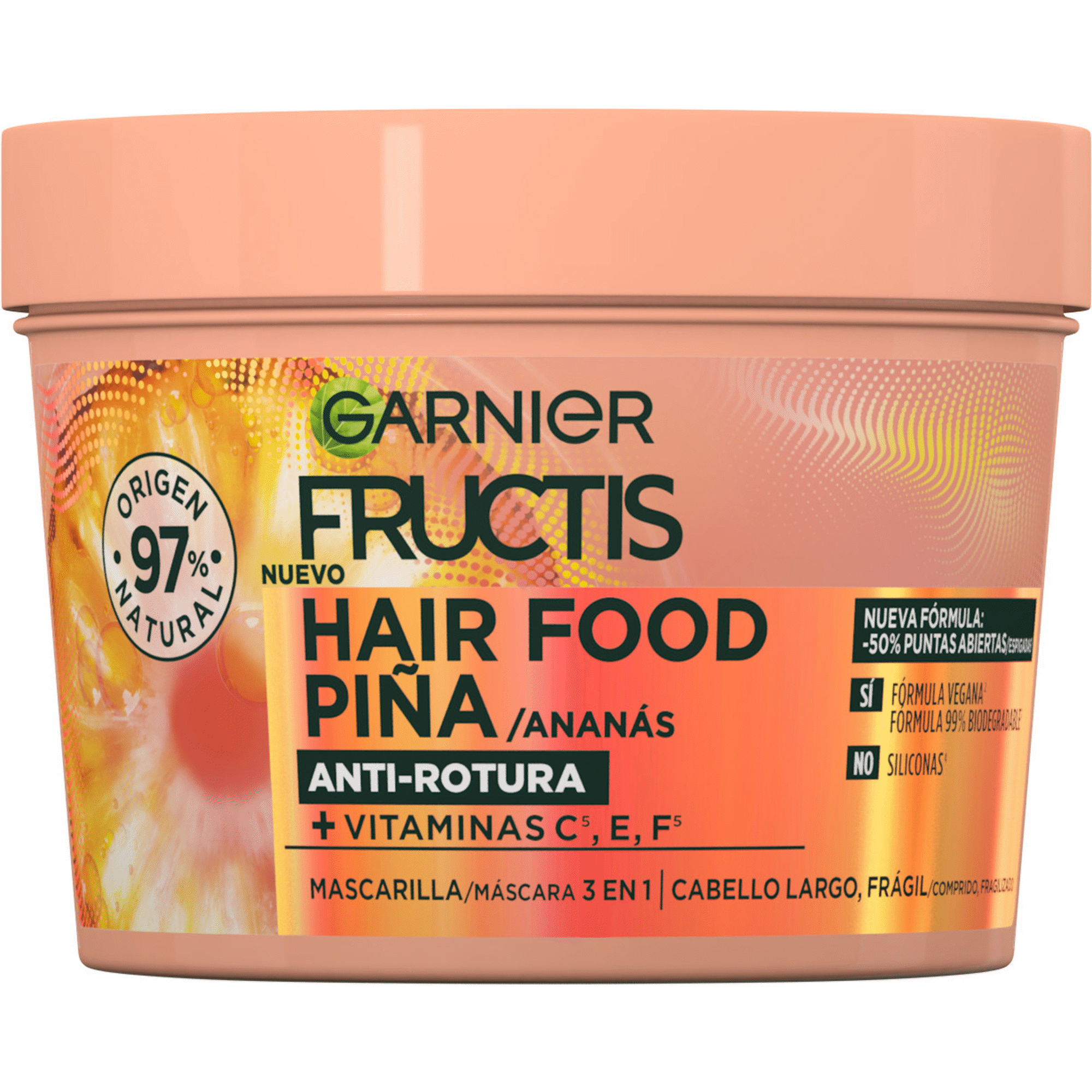 M&aacute;scara Cabelo Hair Food Anan&aacute;s Garnier Fructis