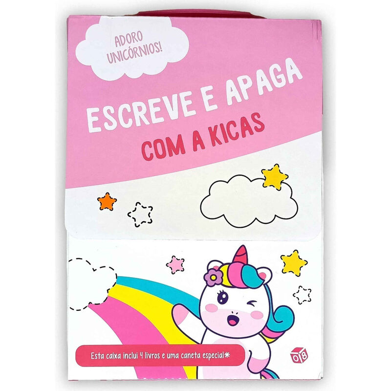 Adoro Unicórnios! - Escreve e Apaga com a Kicas de Vários Autores