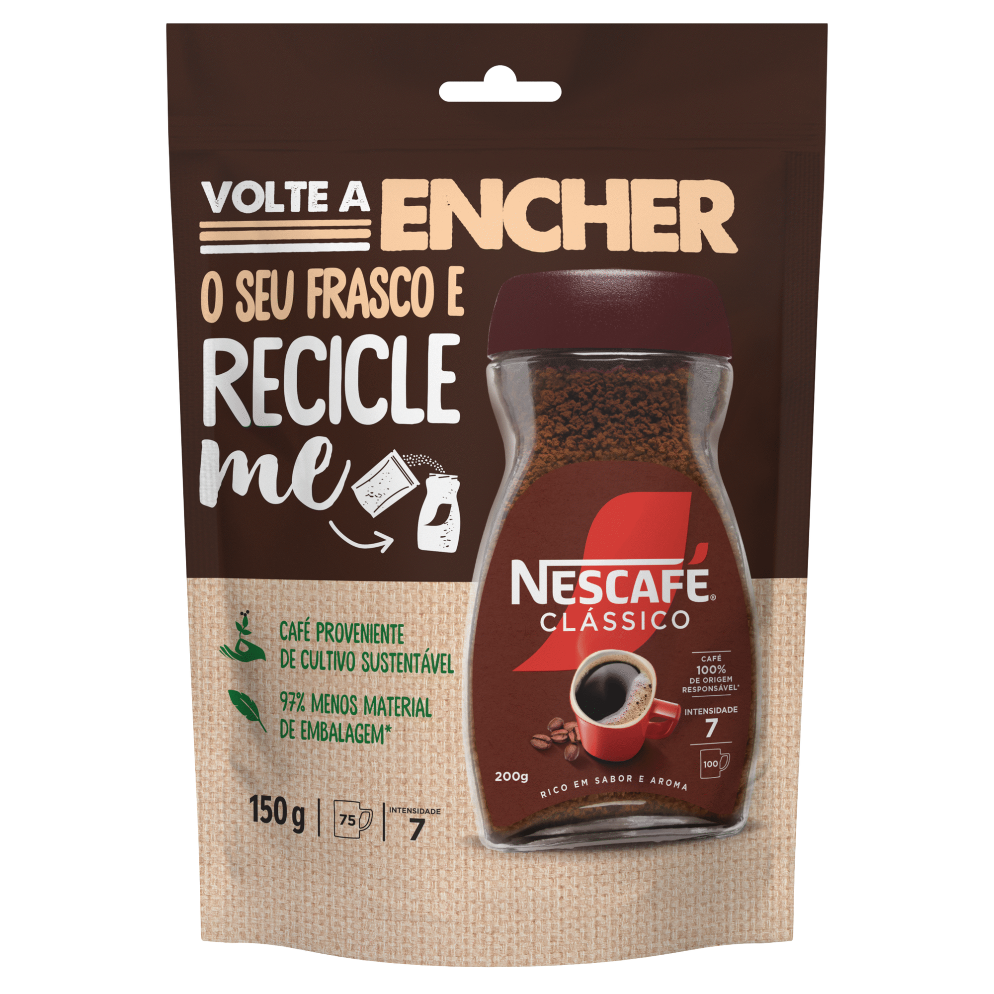 Café Solúvel Clássico Refill
