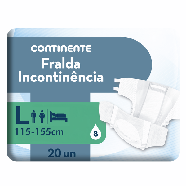 Fraldas Incontinência L Continente