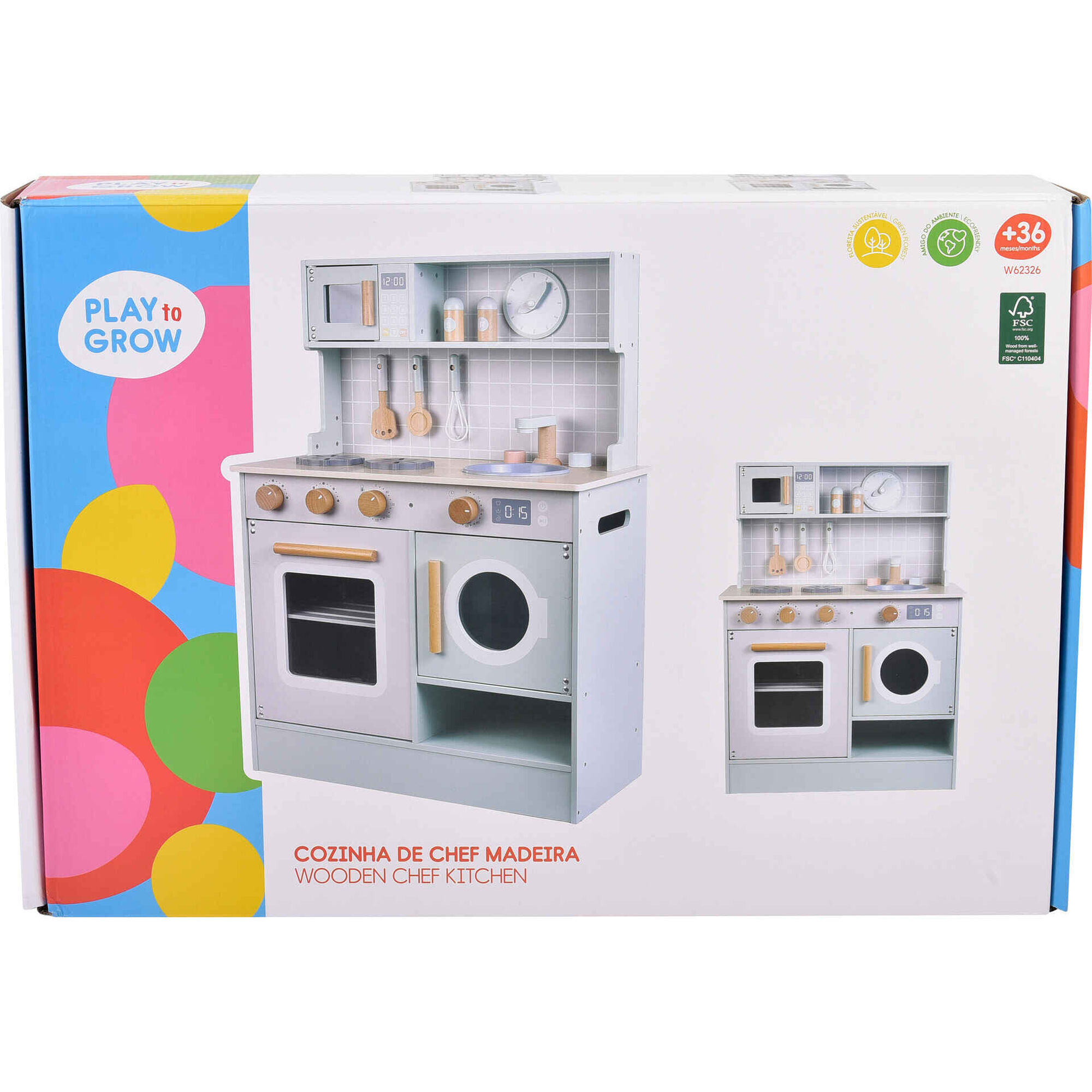 Zoko Play to Grow - Cozinha de Chefe em Madeira
