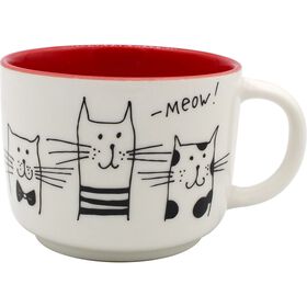 Caneca 400ml Gatos Laranja Caneca 400ml Gatos Laranja