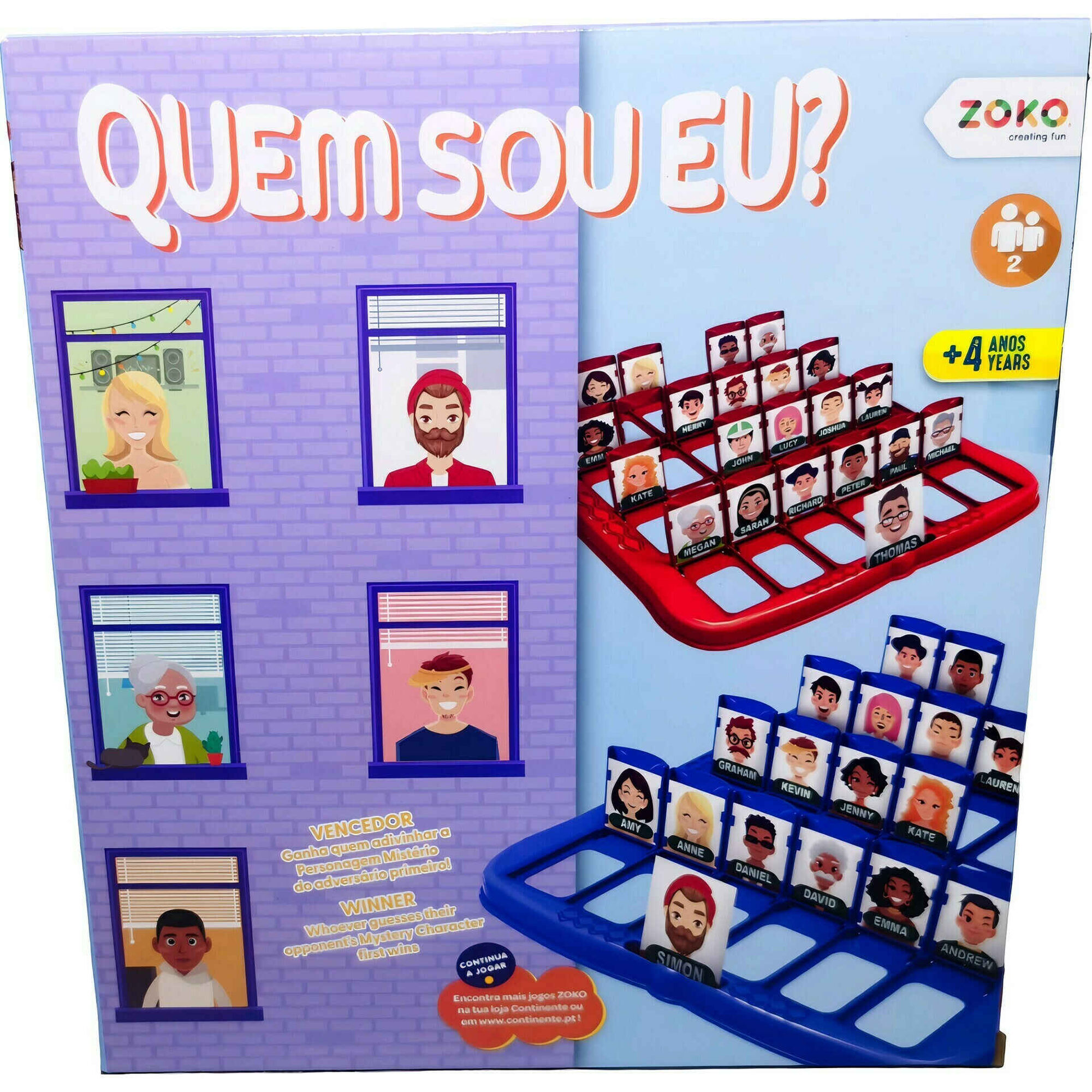 Jogo de Tabuleiro Quem Sou Eu?