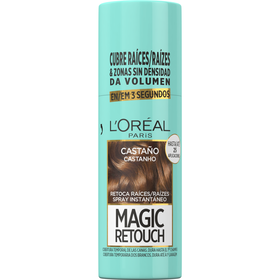 Colora&ccedil;&atilde;o Retoca Ra&iacute;zes Spray Castanho 3 L'Or&eacute;al Paris Magic Retouch