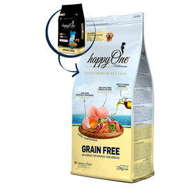 Ra&ccedil;&atilde;o para C&atilde;o Adulto Grain Free happyOne Mediterraneum