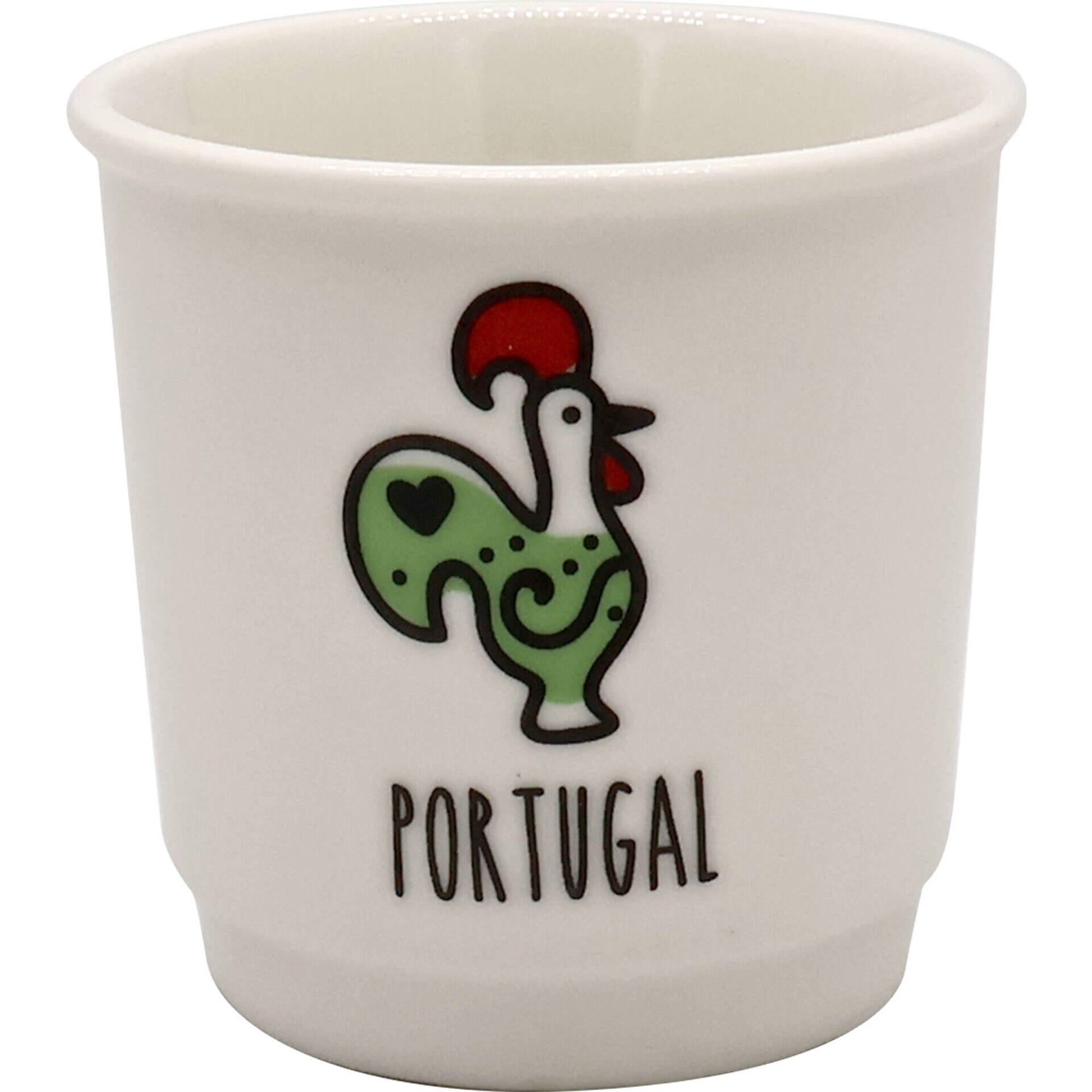 Conjunto 4 Copos de Caf&eacute; 90ml Turismo Kasa